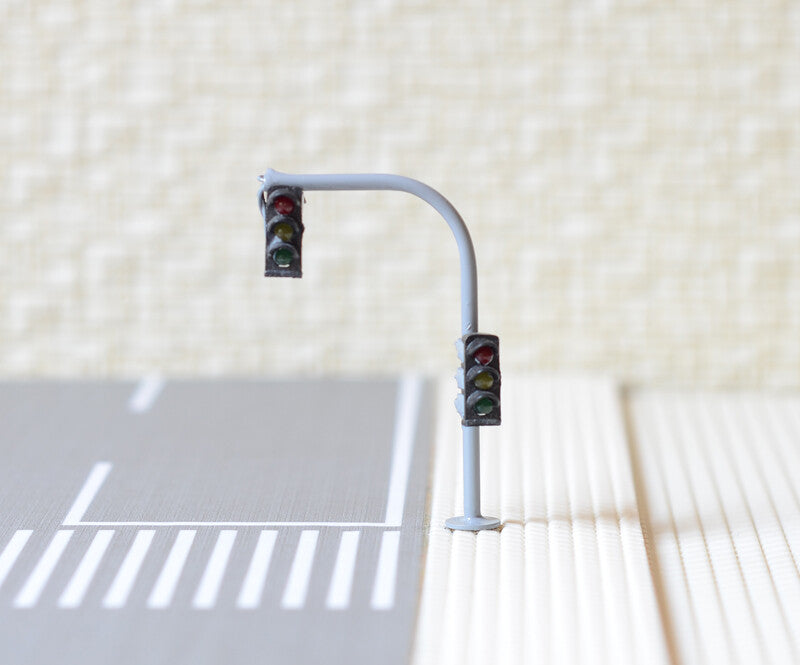 2 x traffic lights N crossing walk model LED pedestrian street signals #BB3C3NR