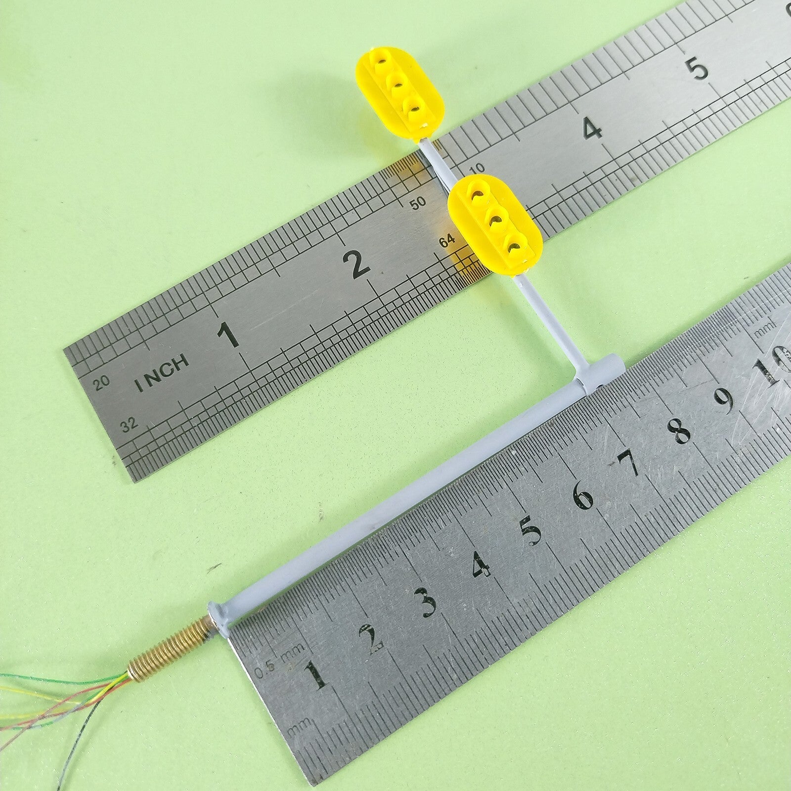 2 x HO / OO traffic light signal LED model train crossing walk street sign #CHHJ