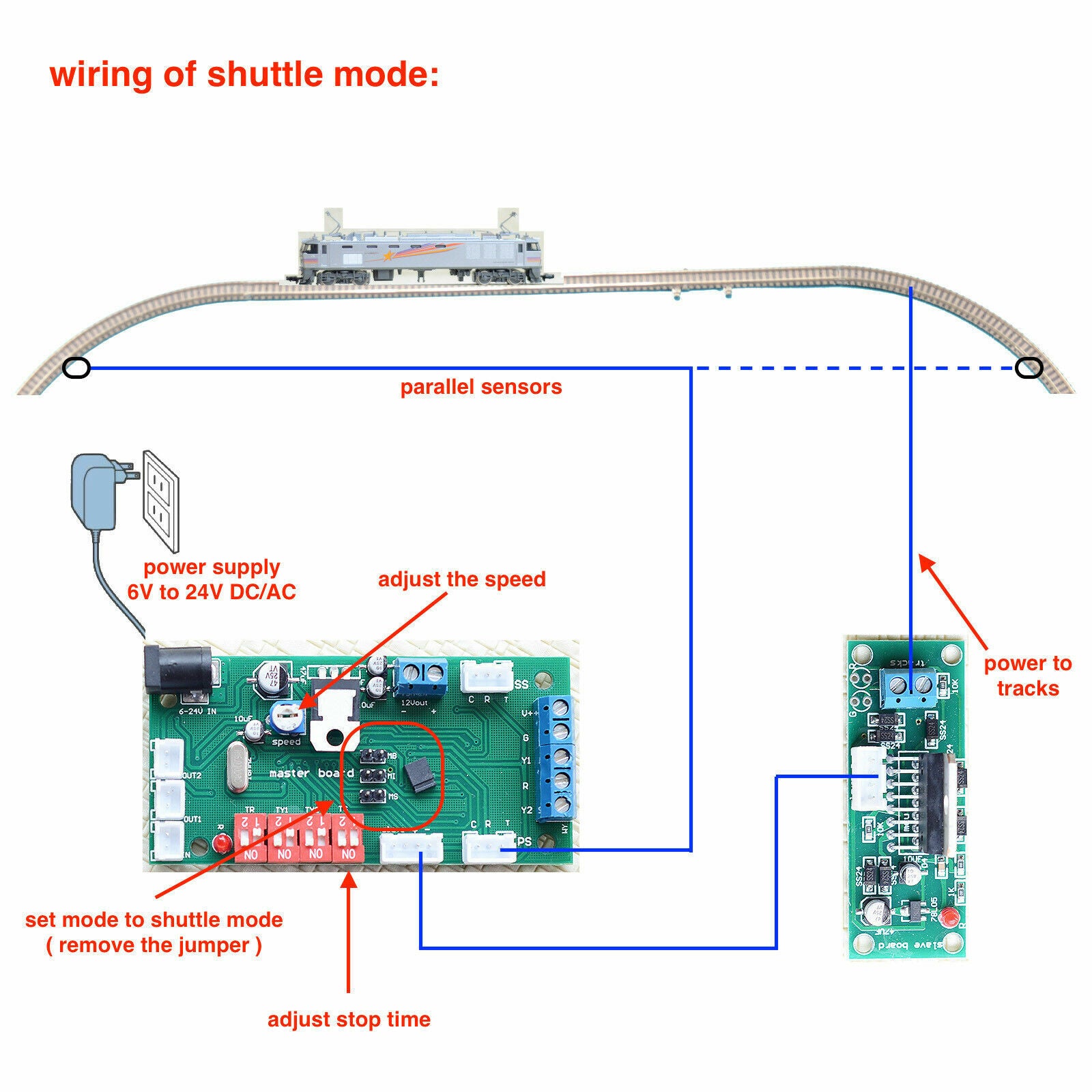 1 x model train detector automatic signal controller crossing system trigger etc