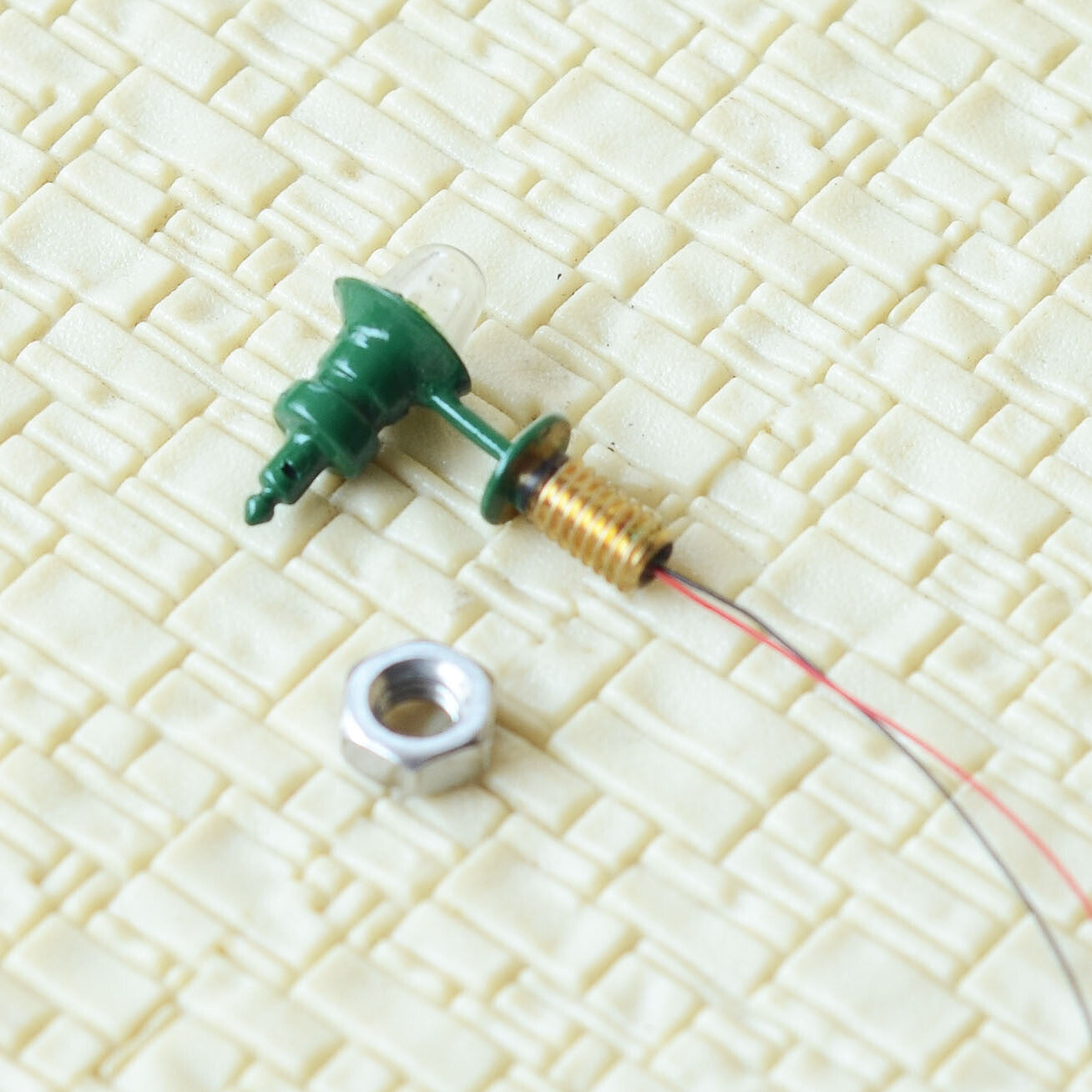 5 x OO / HO antique street bracket light model wall lamp posts LED light #YD1BG