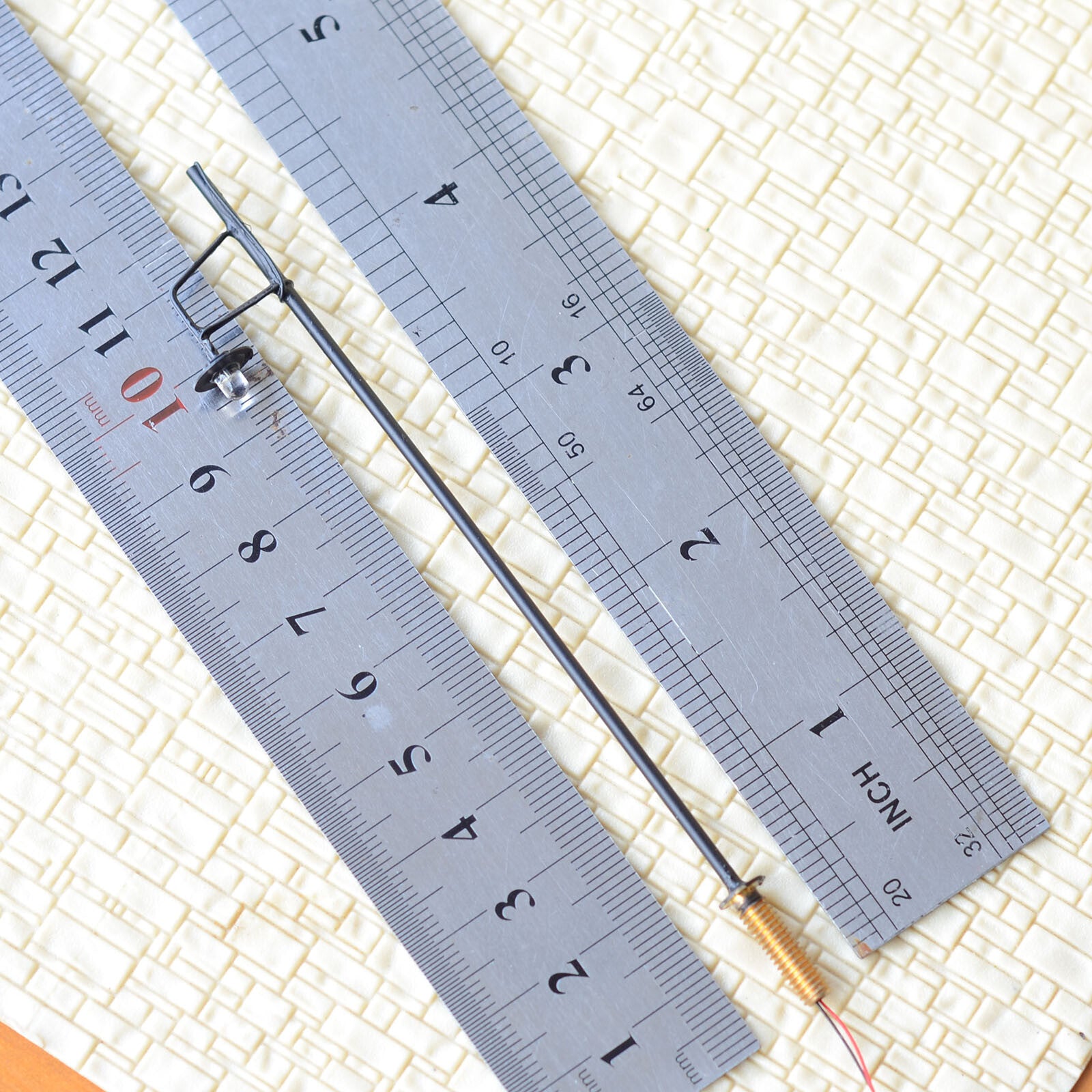 5 x HO scale LED street light model train railroad station yard lamp post #SL42B