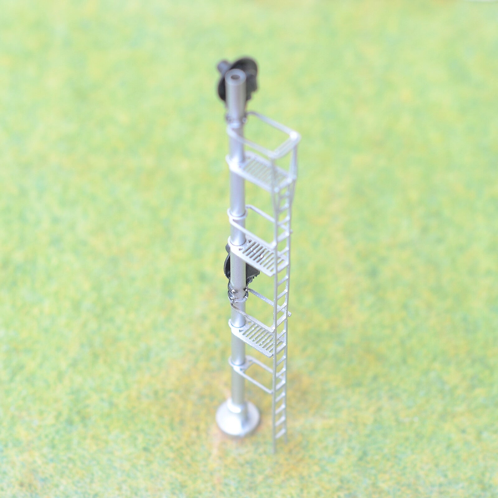 1 x HO scale model railroad 3-colors searchlight signal metal block 2 head2 #UD2