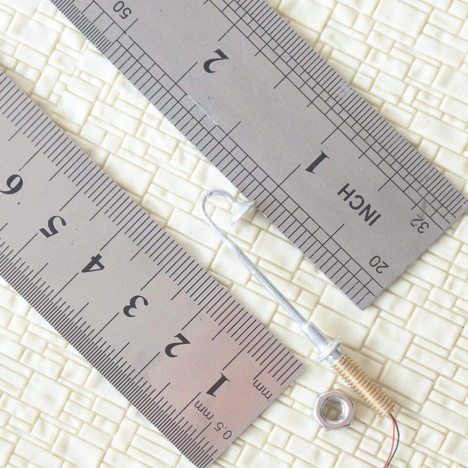 5 x N scale LED street light model train path lamppost station lamp post #705nSL