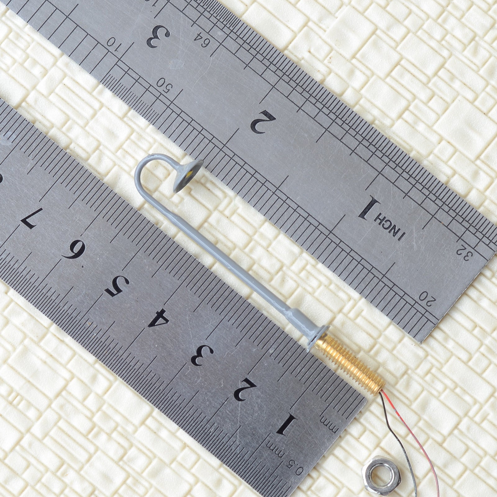 5 x OO / HO scale LED station light model train street path lamp post #705sGR