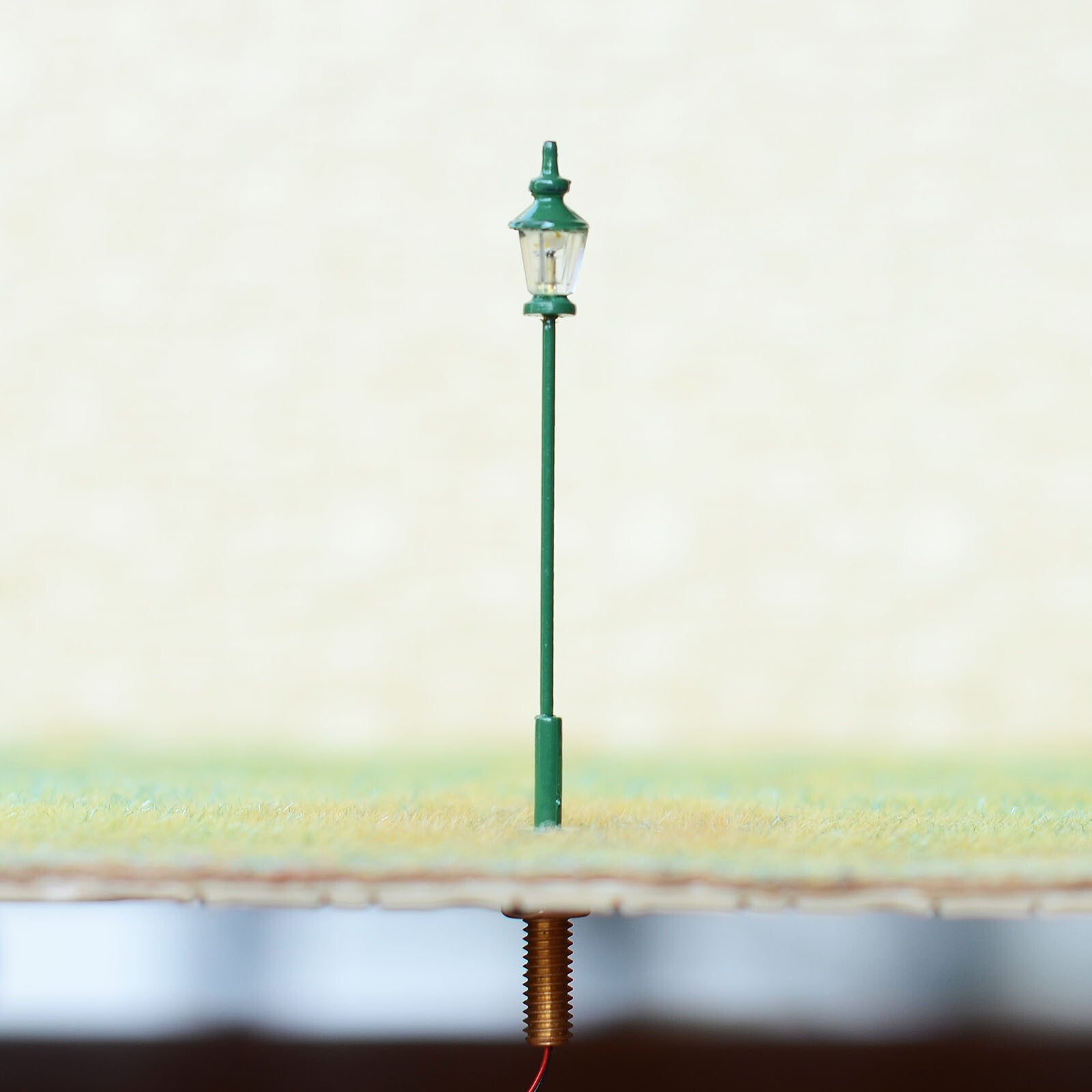 5 x HO scale model railroad antique street light LED lamppost path lamp #S0108BG