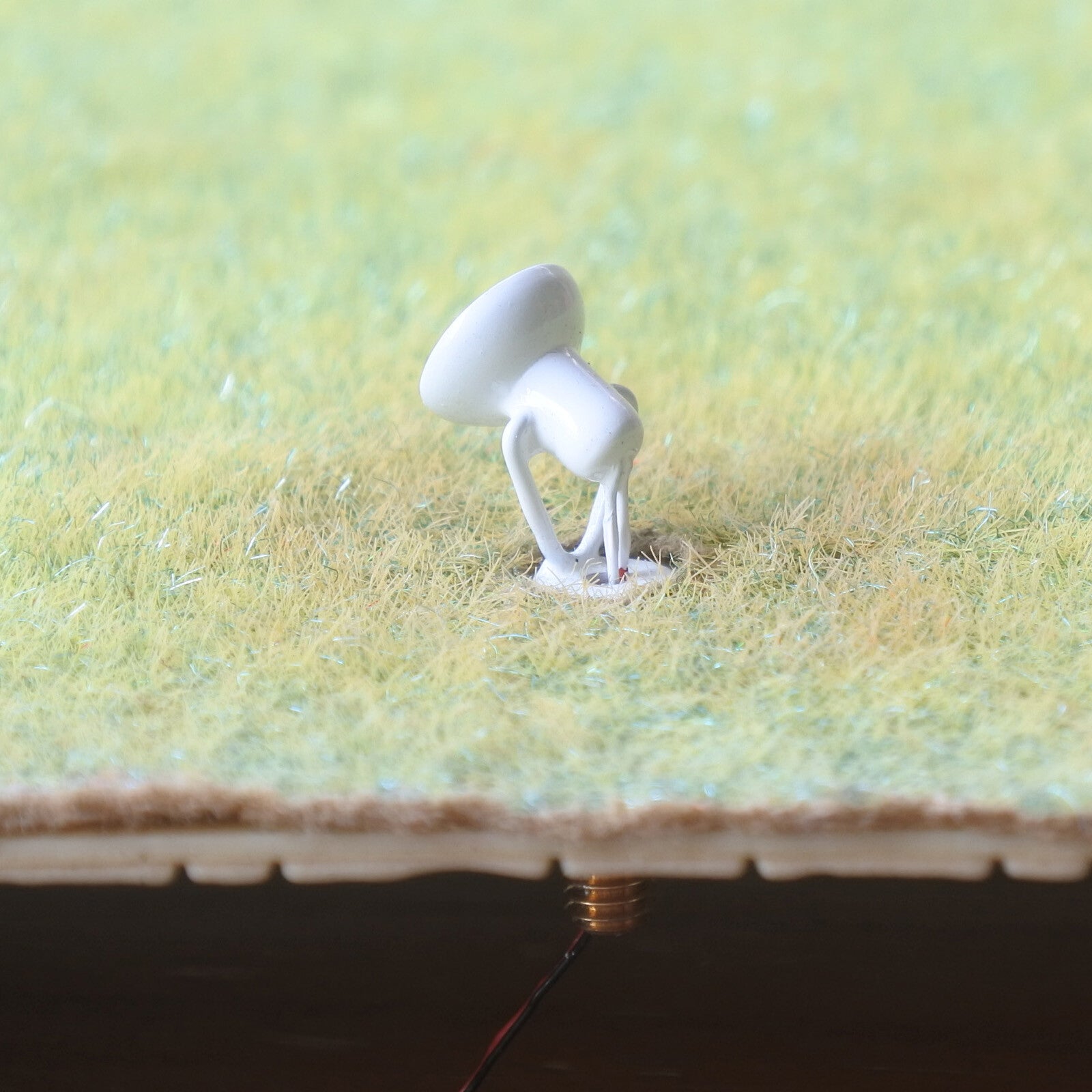 5 x OO / HO scale LED spotlight model limelight projector street lamp post #2WH