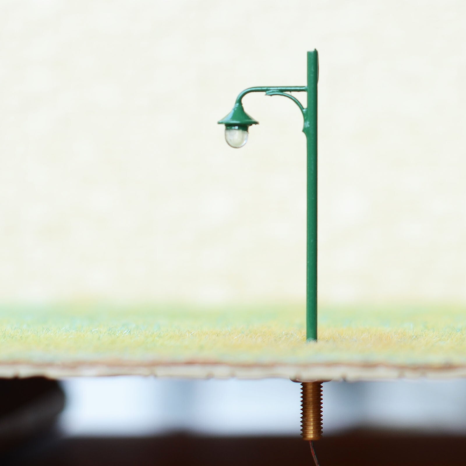 5 x HO scale model railroad street light LED lamppost station lamp 50mm #T0513BG