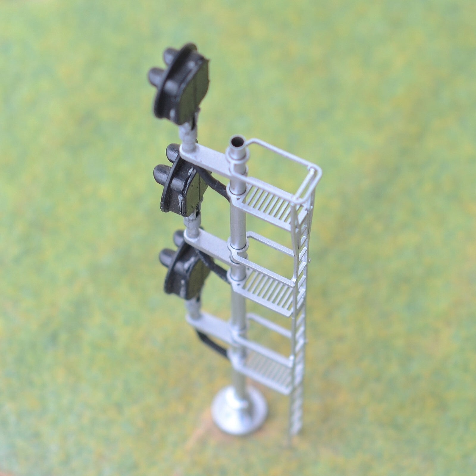 1 x HO scale model railroad tri-light type G block signal metal 3 targets #GS3