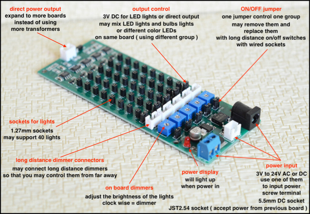 1 x direct plug distance control distribution board distributor light hub #DB127