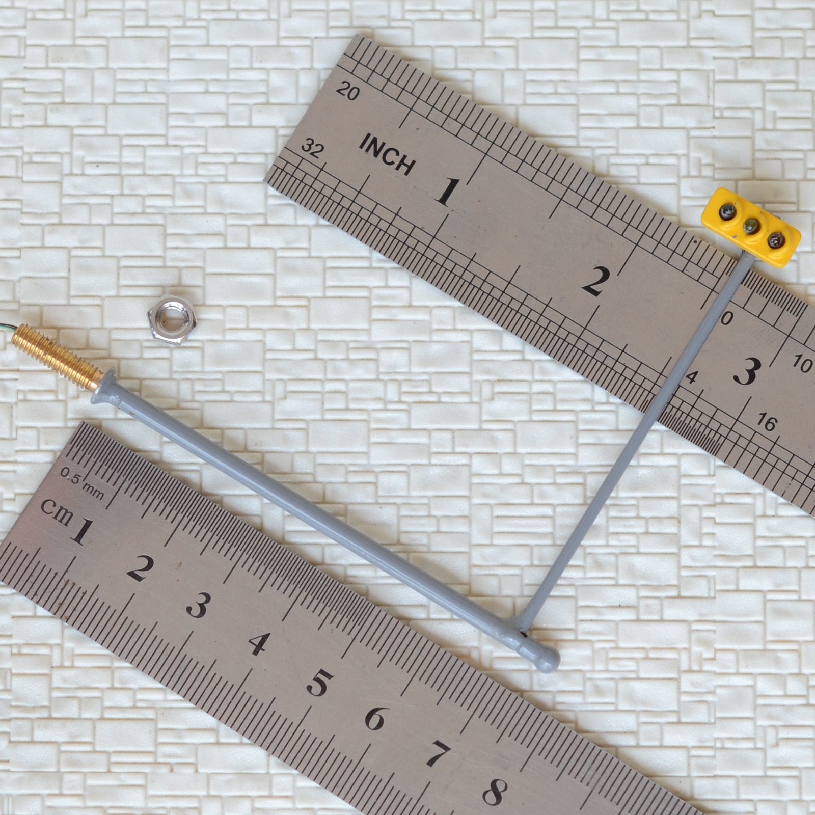 2 x HO / OO traffic light signal LED model train crossing walk Street #V1B3OR