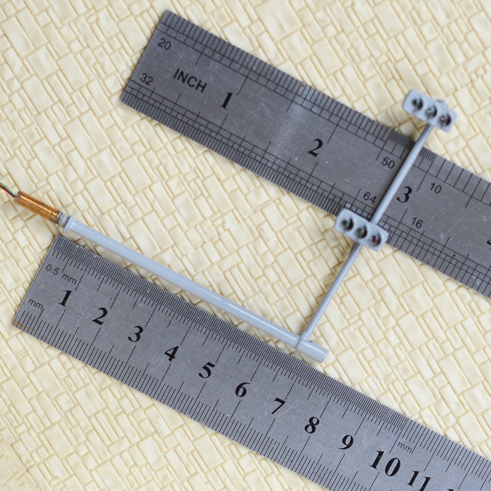 2 x HO / OO traffic light signal LED model train crossing walk street sign #V2G3