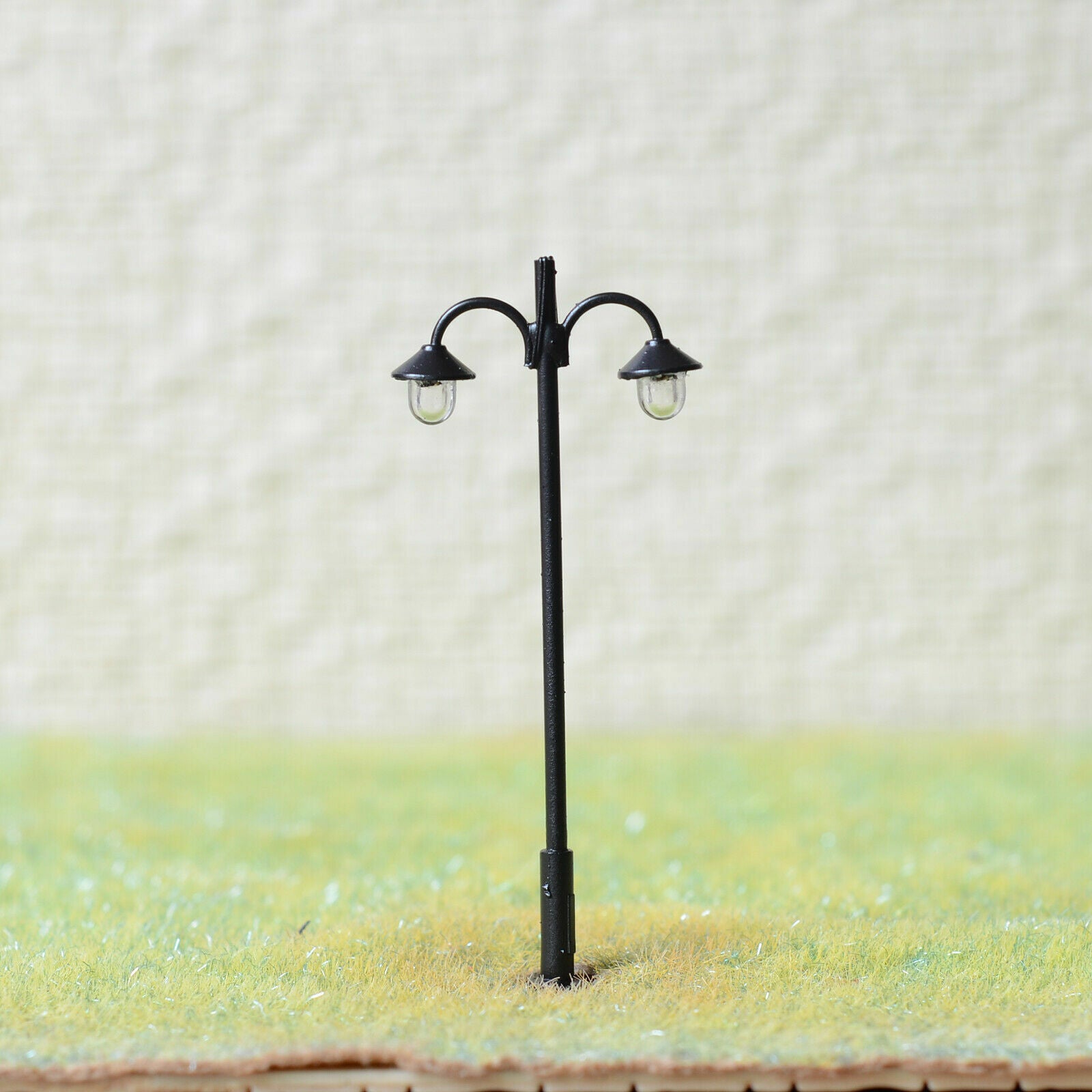 5 x HO scale model railroad antique street lights LED lamppost path lamp #S1711