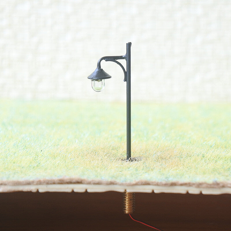 5 x N scale LED antique street light model railroad path lamp post #T0513N