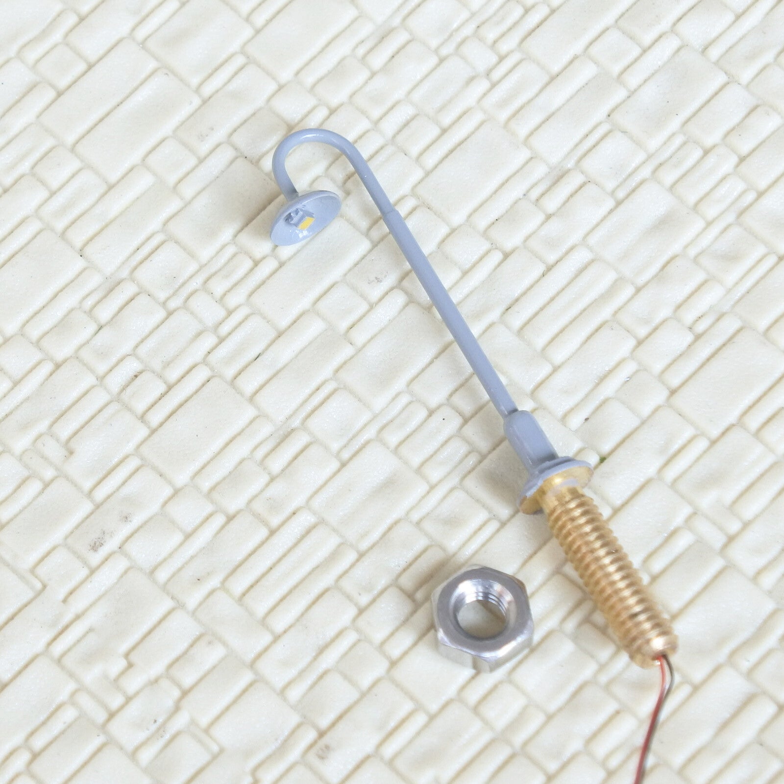 5 x N scale LED street light model train path lamppost station lamp post #705nGR