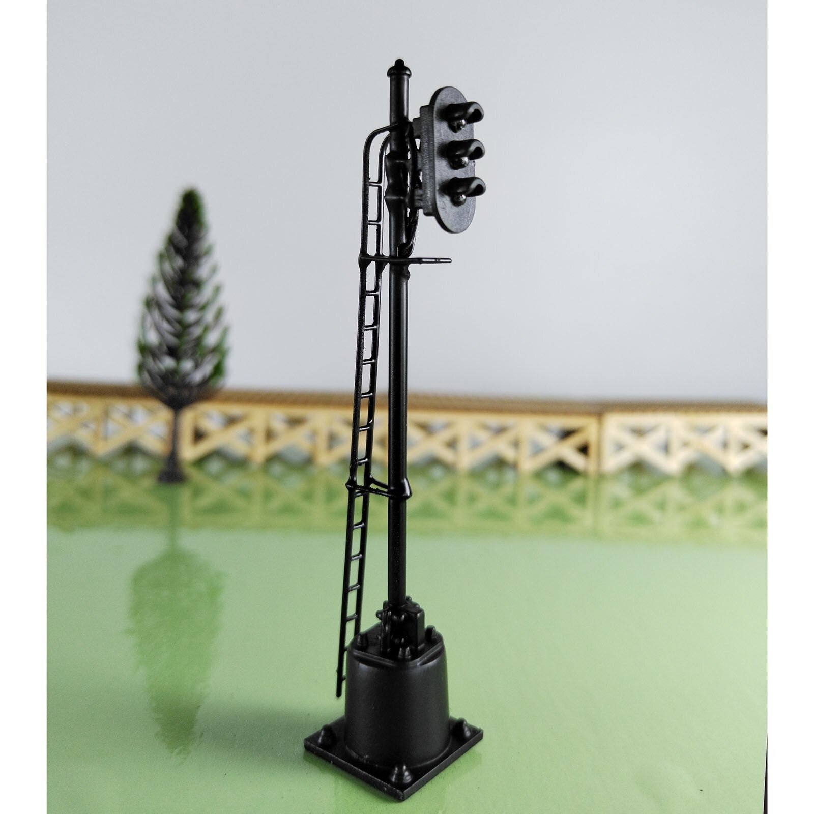 1 x HO scale model railroad 3 aspects block signal LED 3 colors light #K03SpBK