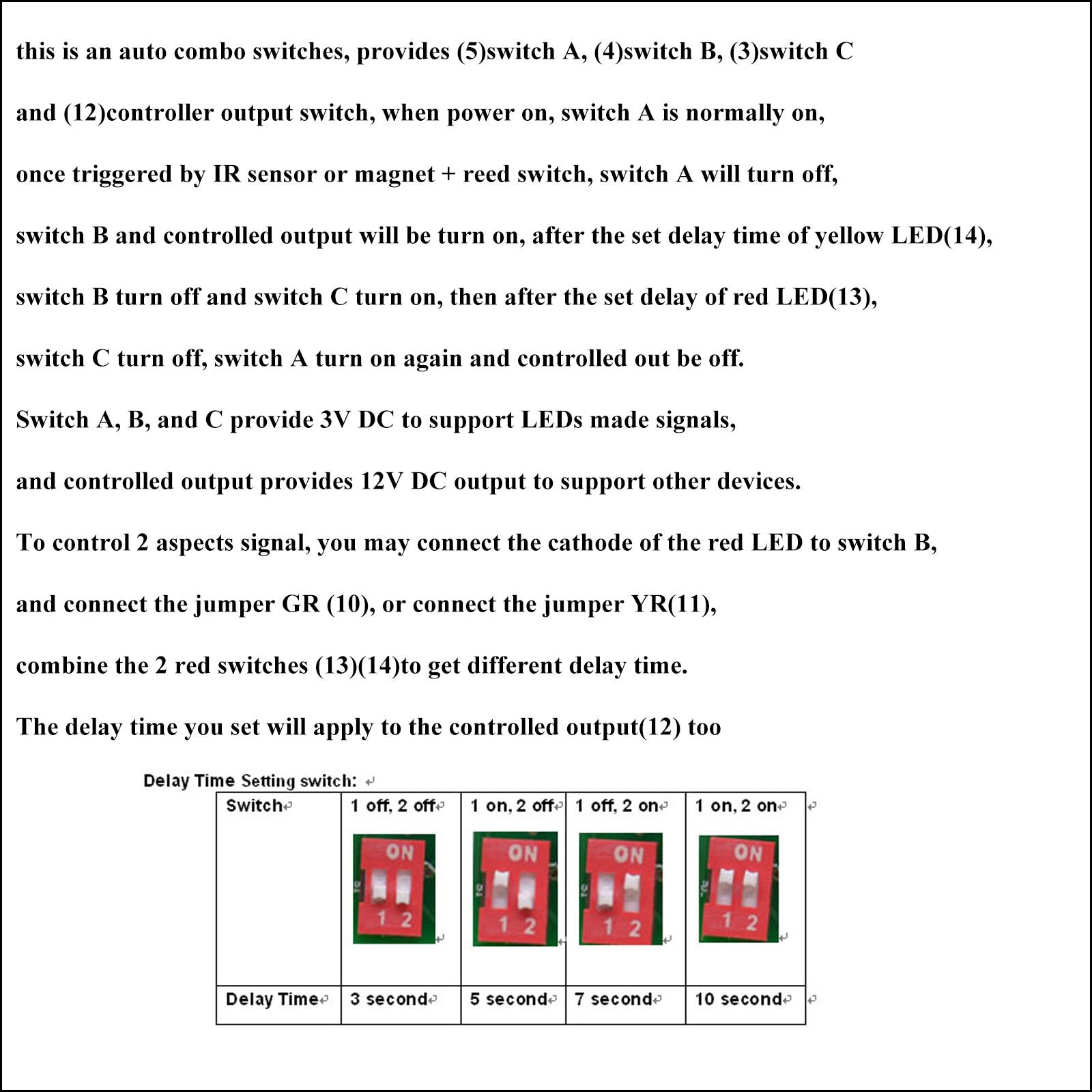 1 set grade crossing signal + automatic controller by train detector auto flash