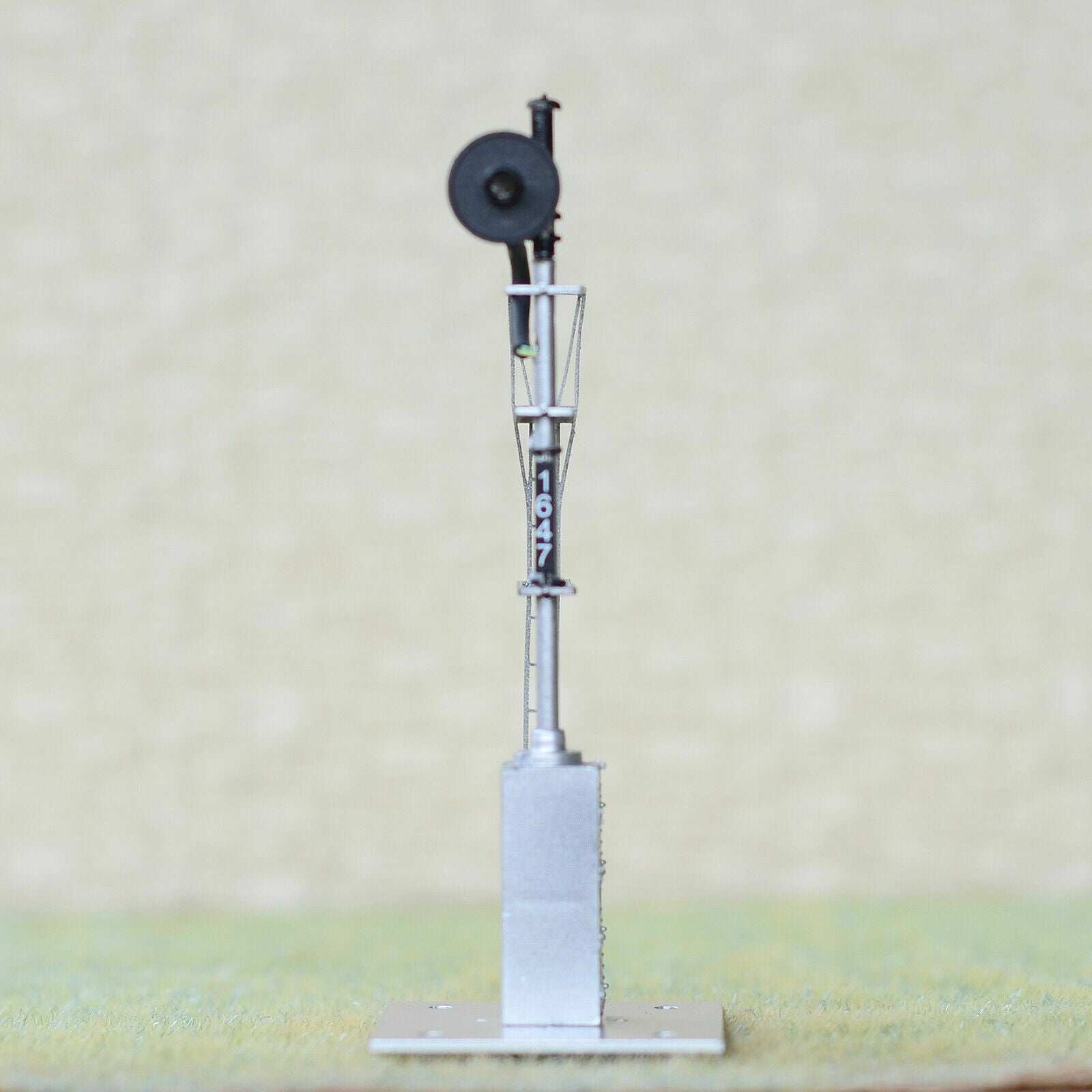 1 x HO scale model railroad Bi-Colors searchlight signal fine metal made #03RW