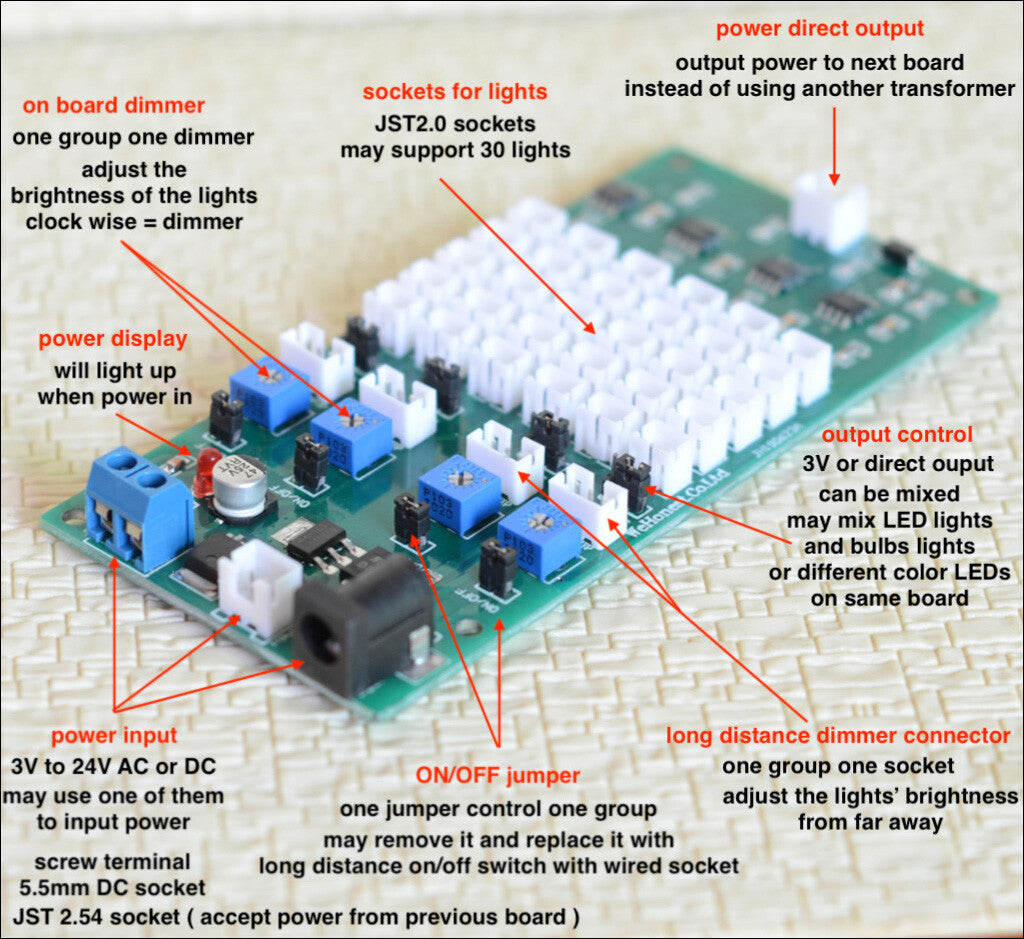 1 x distance control power distribution board distributor street light hub #DB20