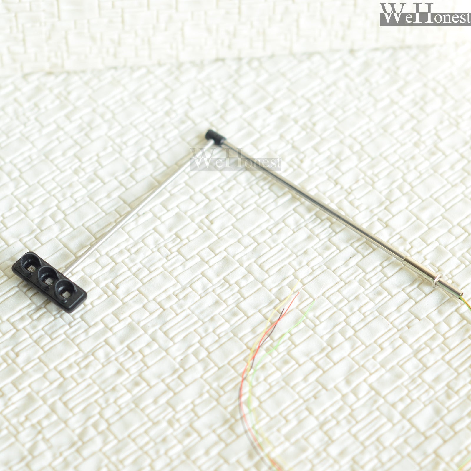 2 x HO / OO Traffic Signal LED Light Model Train Zebra Walk crossing Street #2