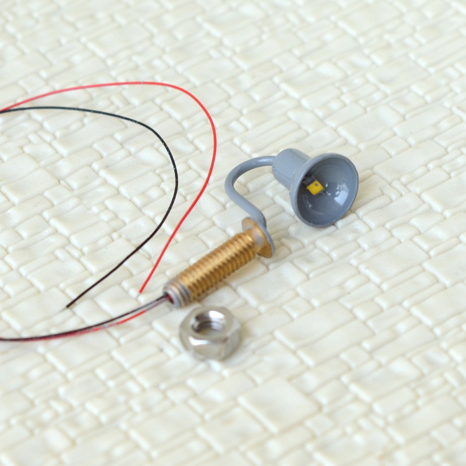 5 x O Scale Led Street wall Light Model Train Railroad path Lamp post #R56OGR