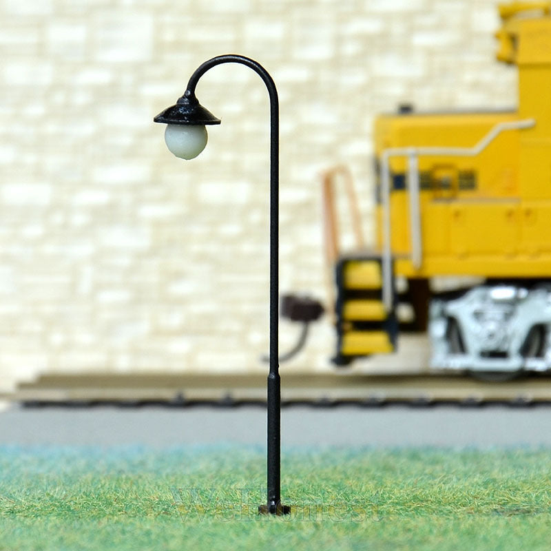 10 pcs HO scale Lampposts Amber LEDs made Cold Light NO melt Long life #Y911