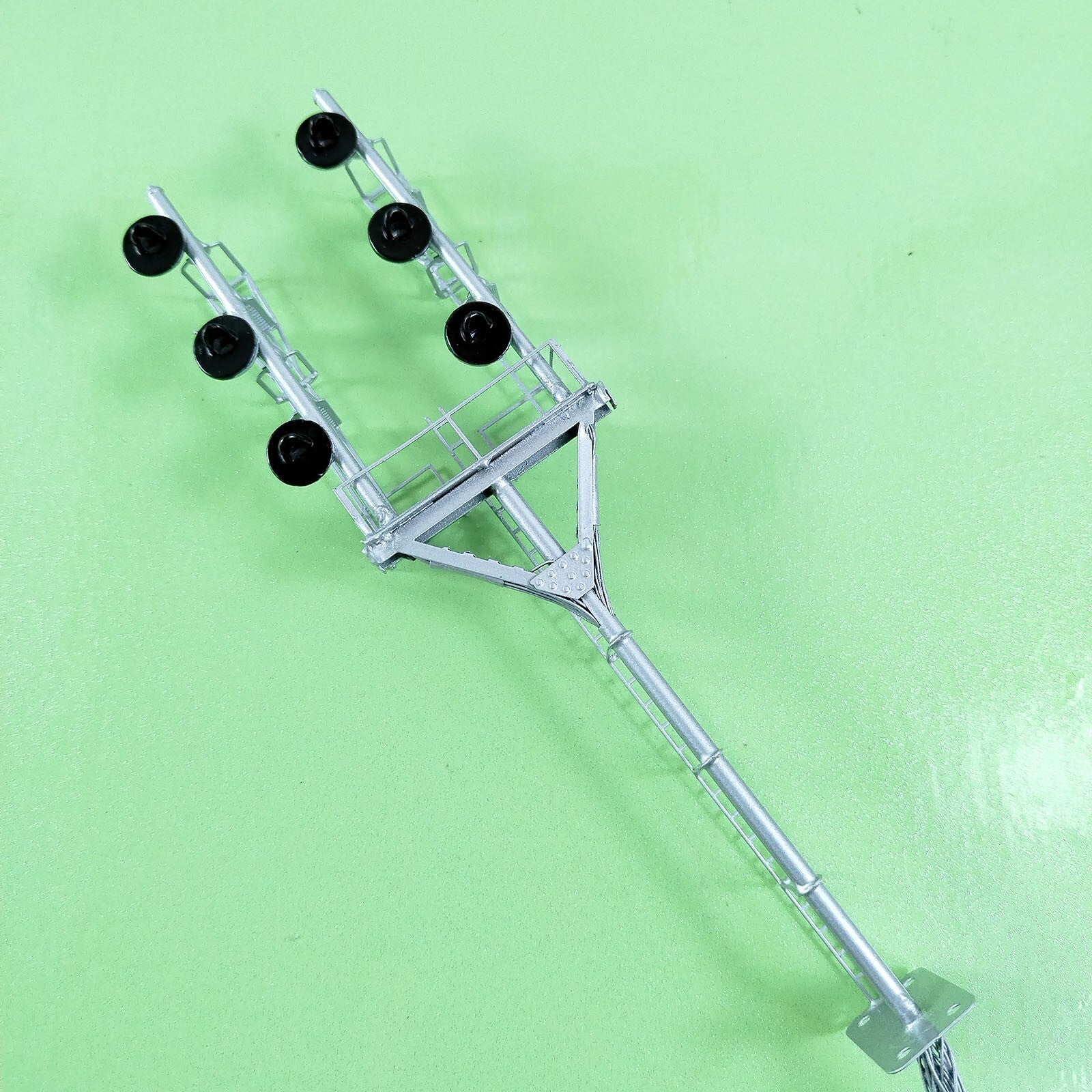 1 x HO scale model tower searchlight signal goalpost bracket 6 faceplate #G6