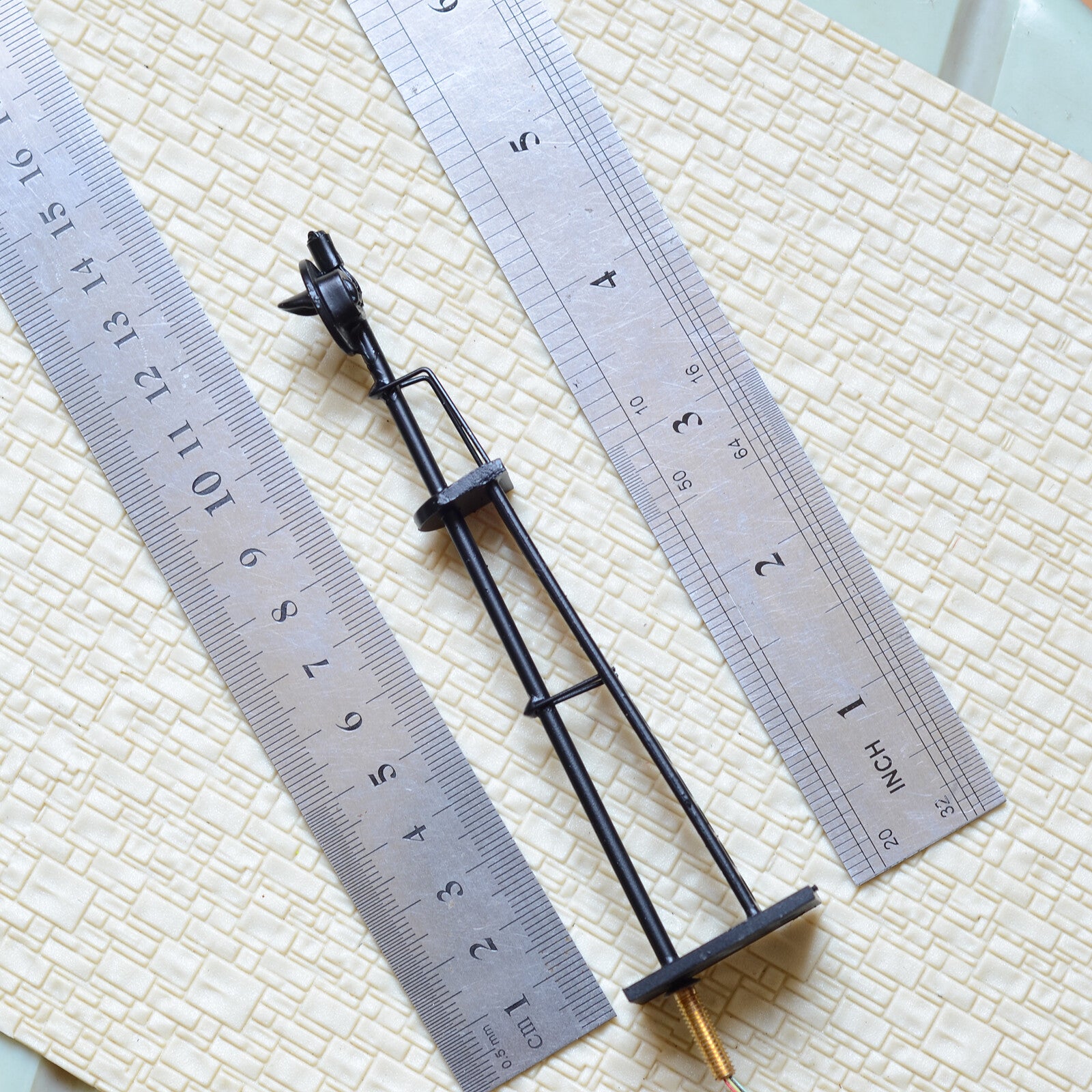 1 x O scale searchlight block signal model train 3 color SMD LEDs R/G/Y #SS48B3