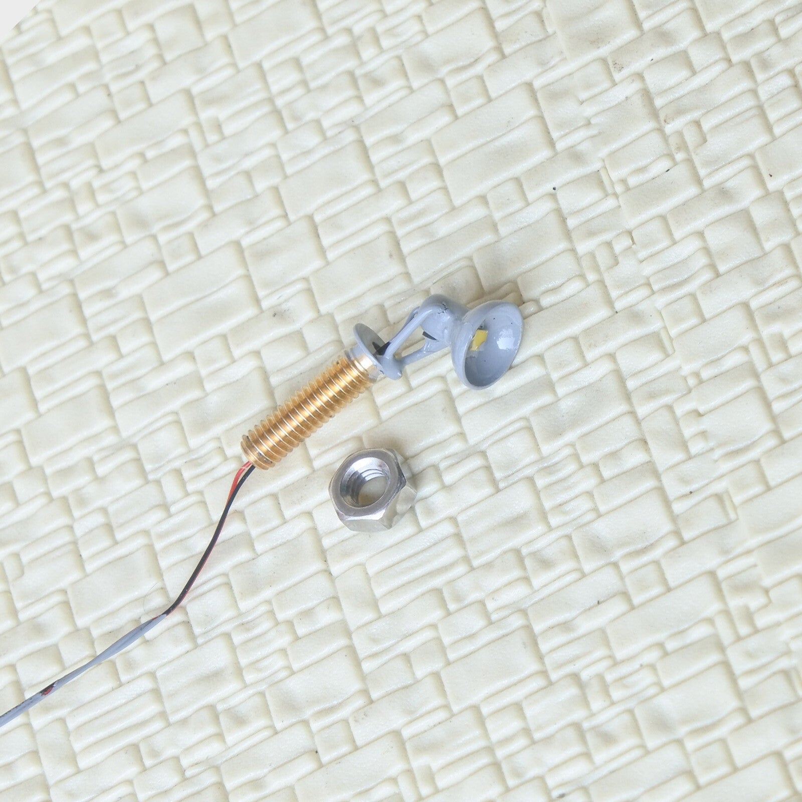 5 x OO / HO scale LED spotlight model limelight projector street lamp post #2GR