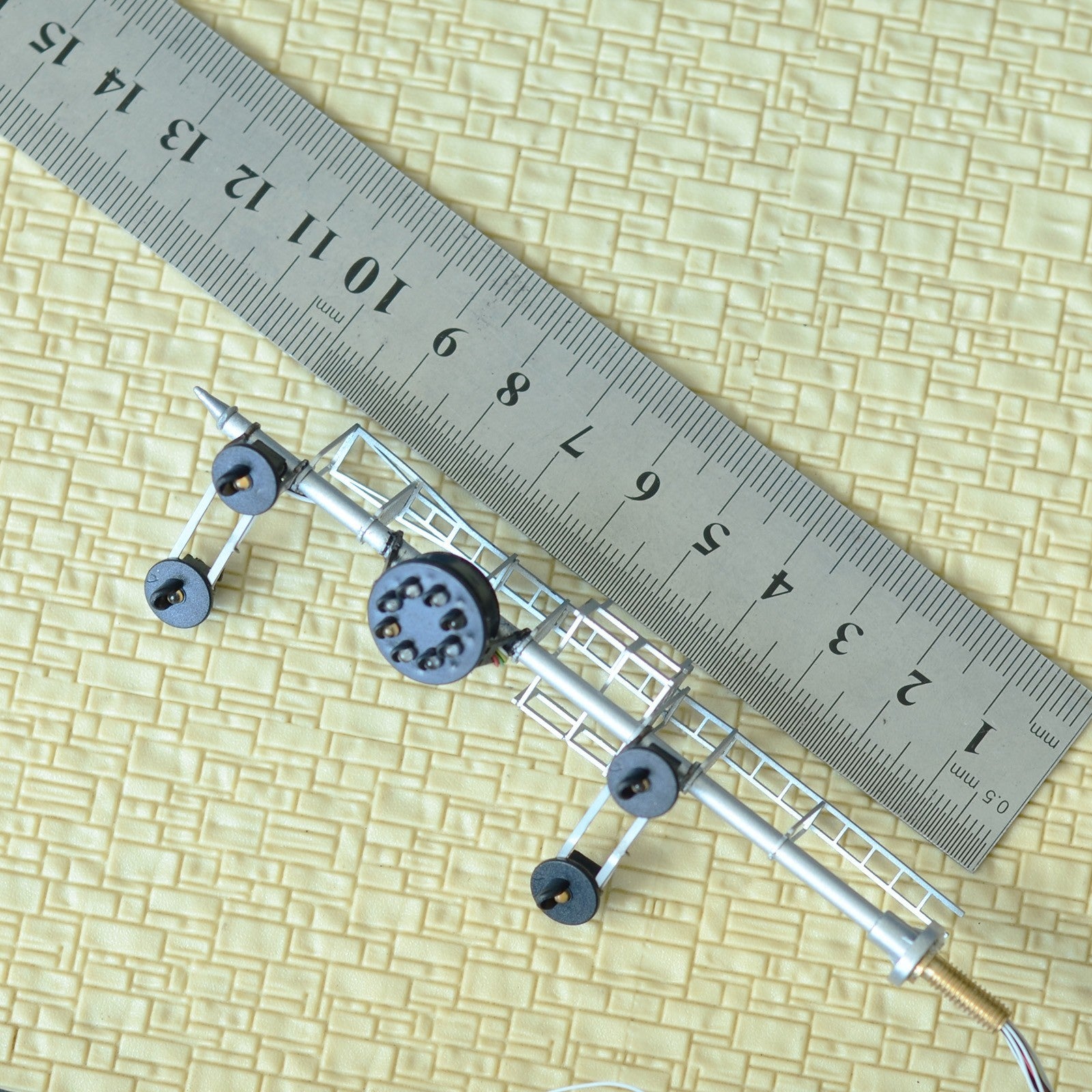 1 x HO scale model railroad CPL signal B&O light 3V LEDs made fine metal #U2L2