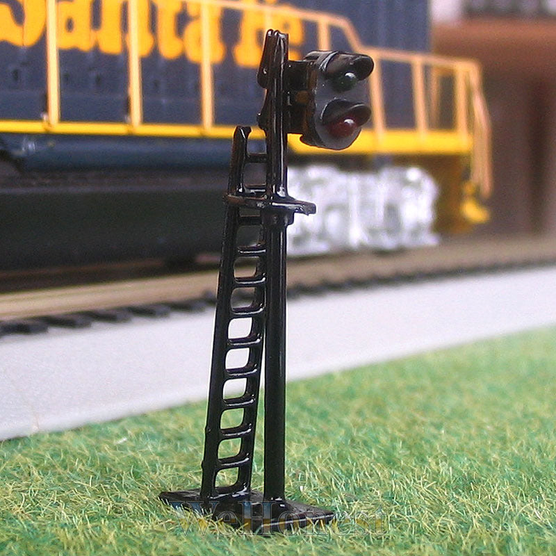 5 pcs N Scale 1:160 LEDs Made Railroad Signals G/R #N