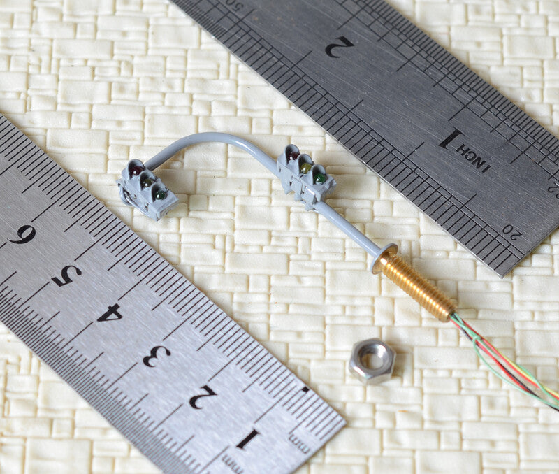 2 x traffic lights N crossing walk model LED pedestrian street signals #GB3C3NR