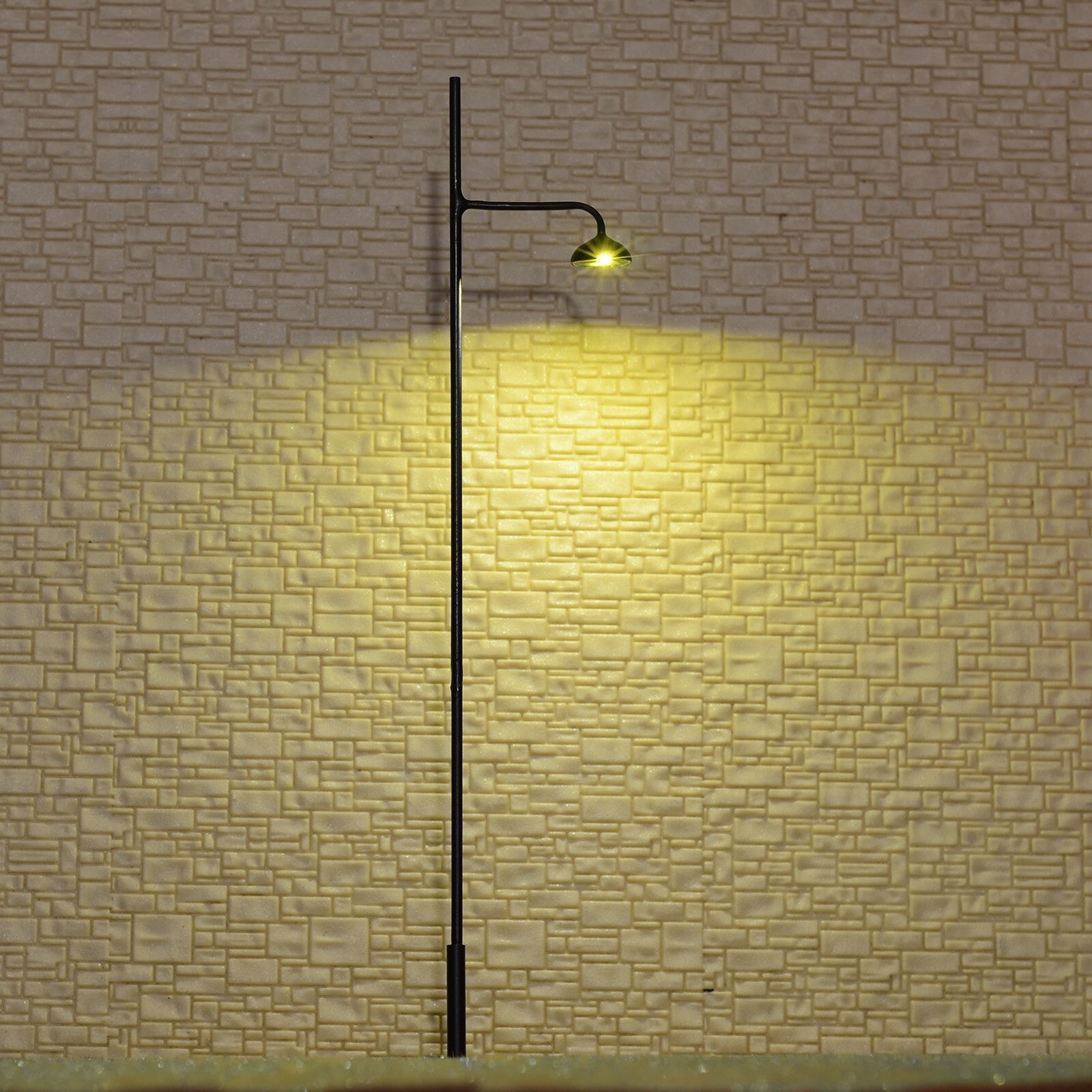 5 x O scale LED street light model train railroad station path lamp post #U45