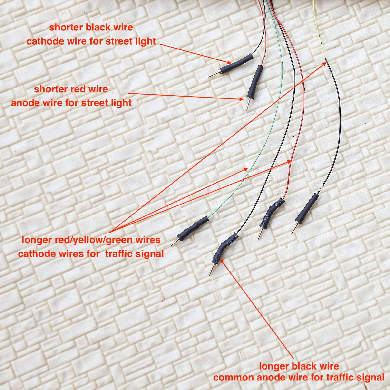 1 x traffic signal with street light HO OO scale model railroad led lamps #corGB