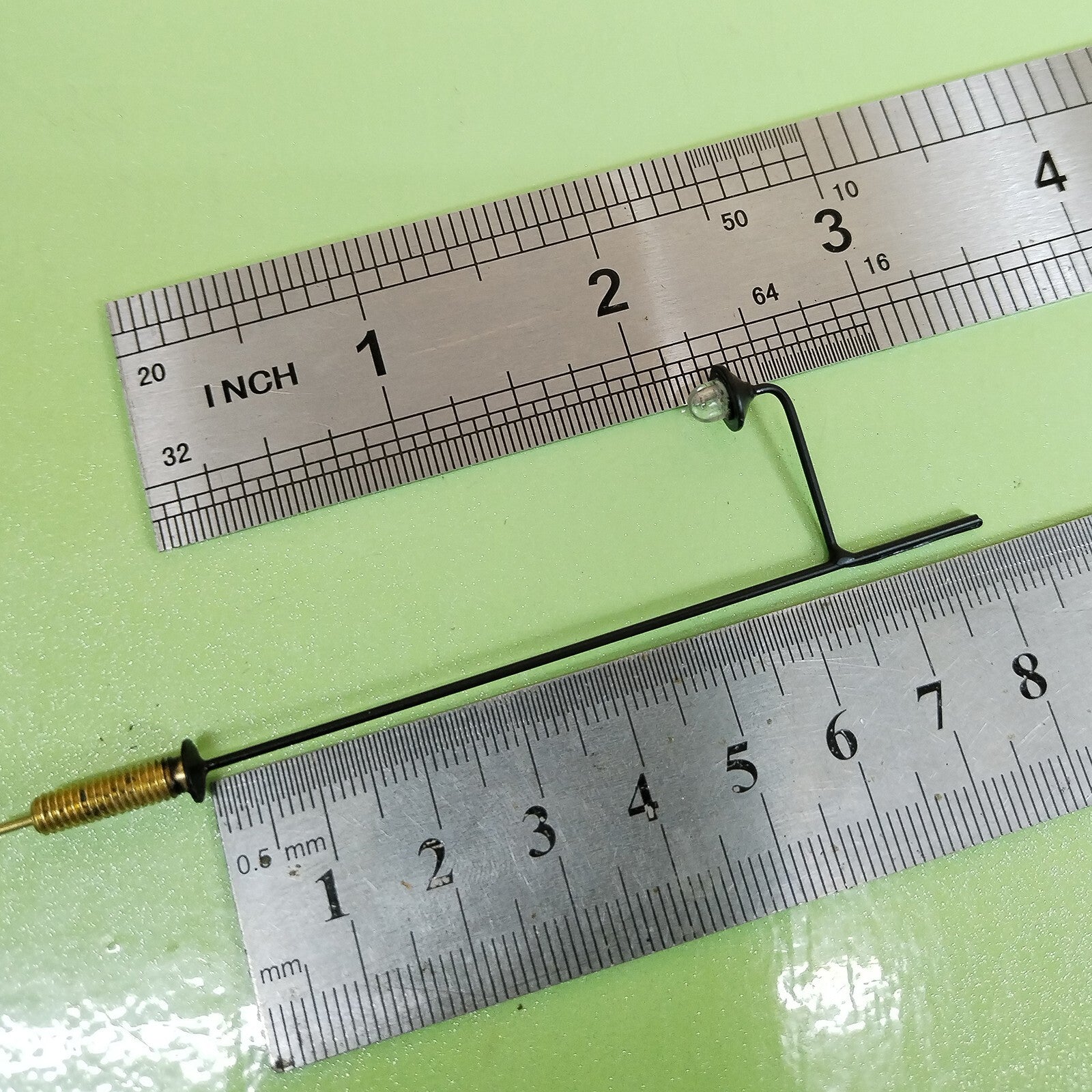 5 x HO scale LED street light model train railroad station yard lamp post #U45HO