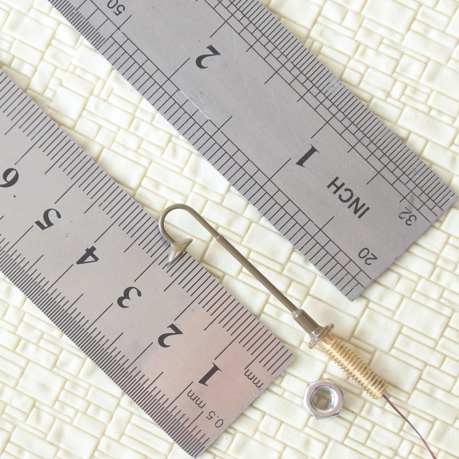 5 x N scale LED street light model train path lamppost station lamp post #705nBR