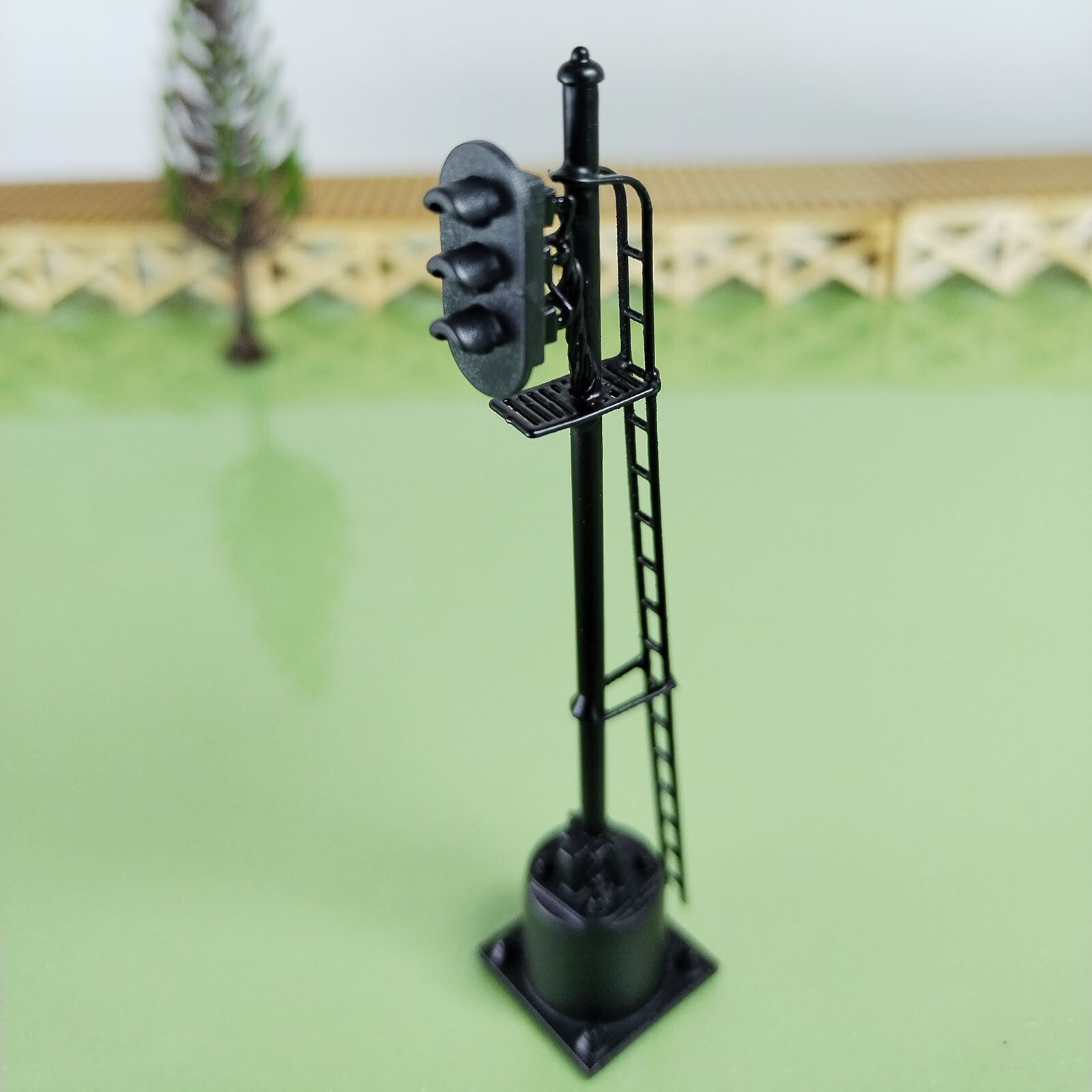 1 x HO scale model railroad 3 aspects block signal LED 3 colors light #K03SpBK