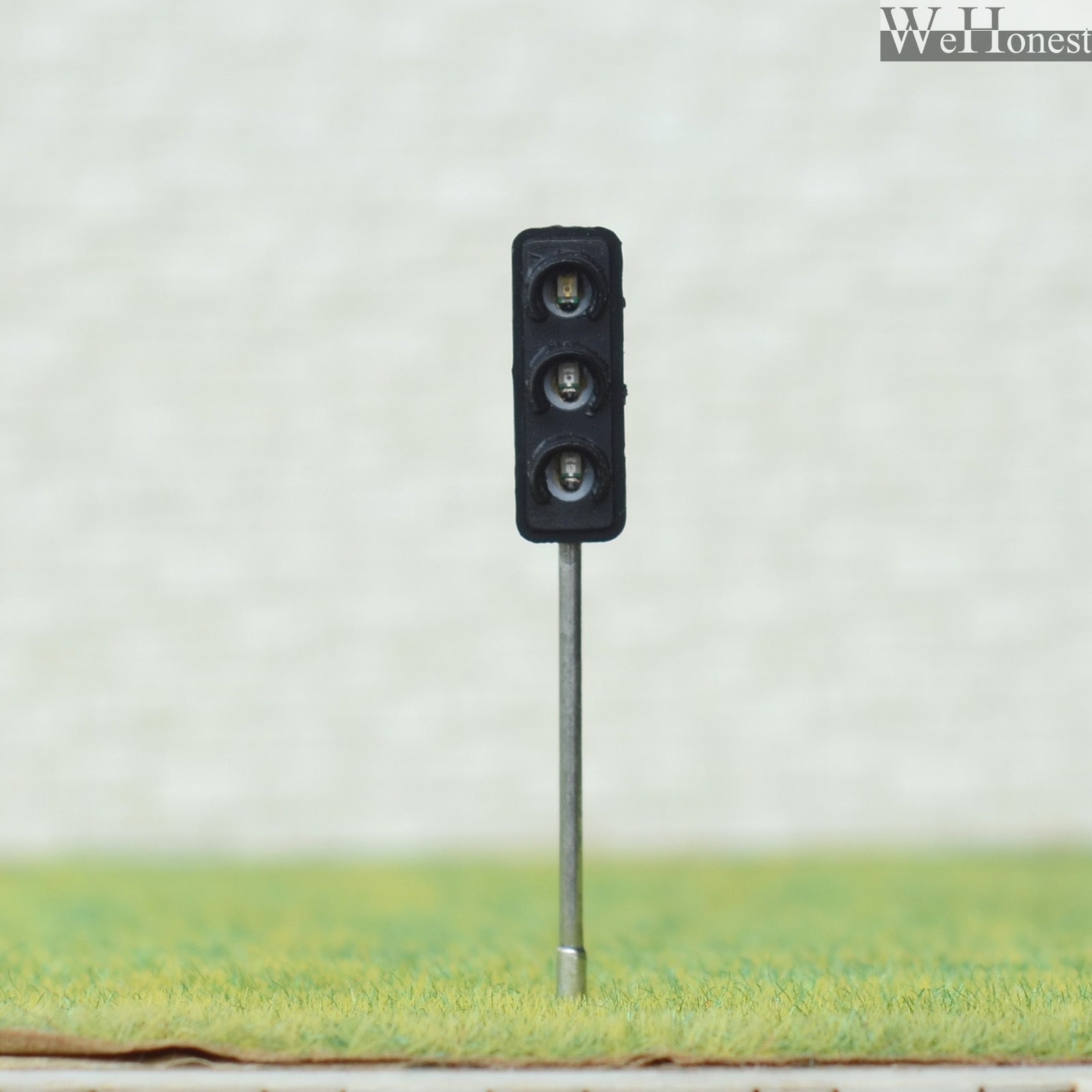 2 x HO / OO Traffic Light Signal LED Model Train crossing walk Street sign #7