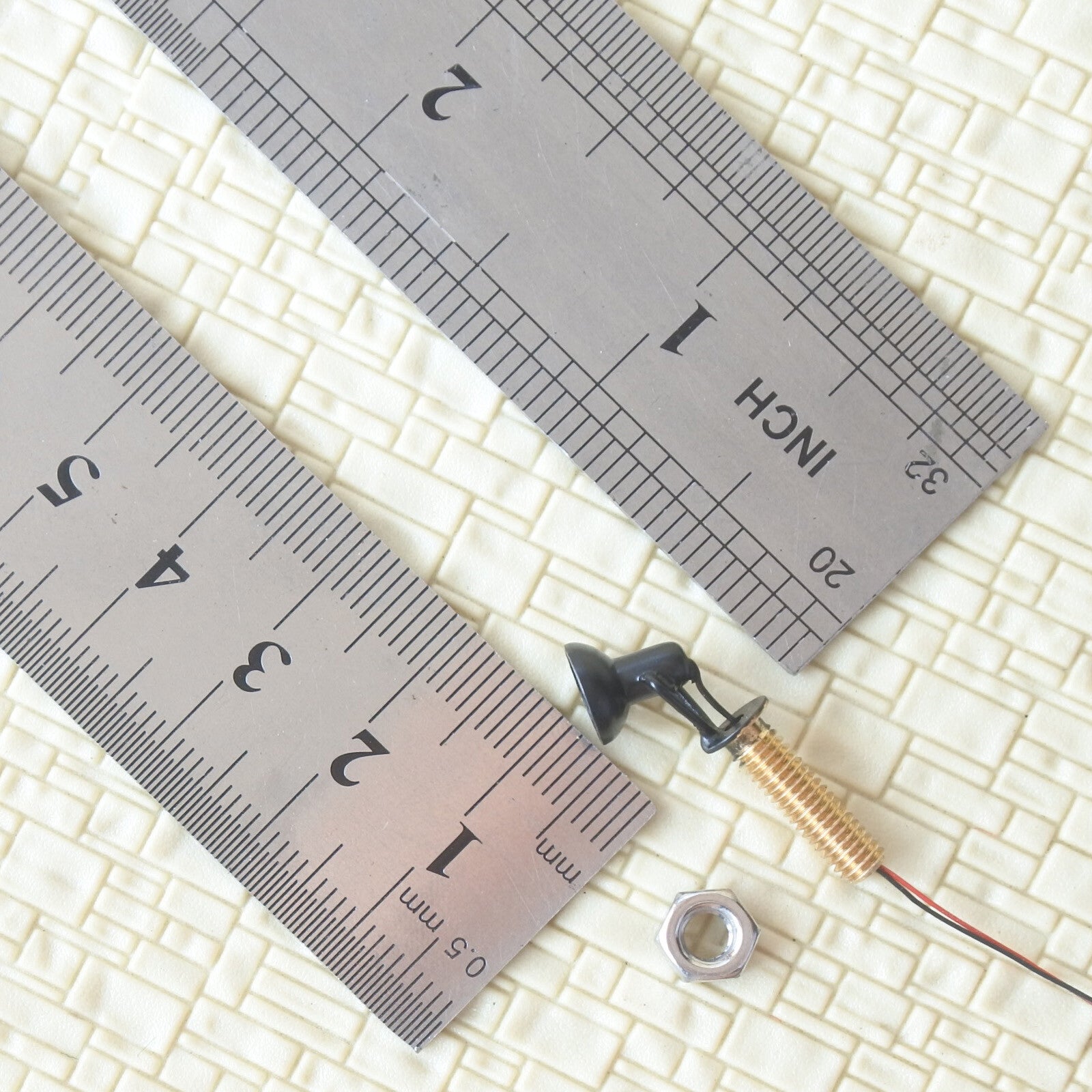 5 x OO / HO scale LED spotlight model limelight projector street lamp post #2BL