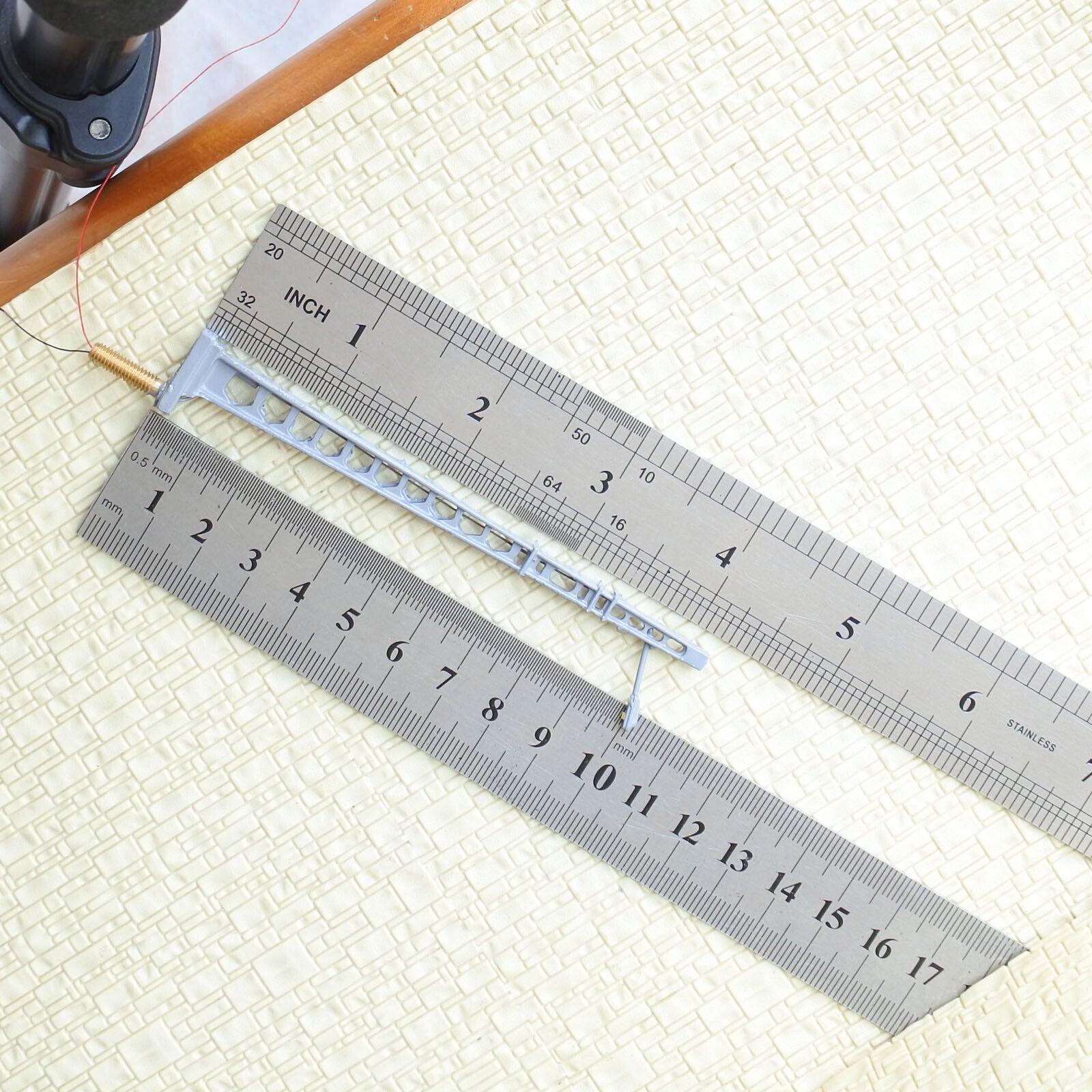 2 x HO / OO model mast tower light lamppost LED made street path lamp #TL100S