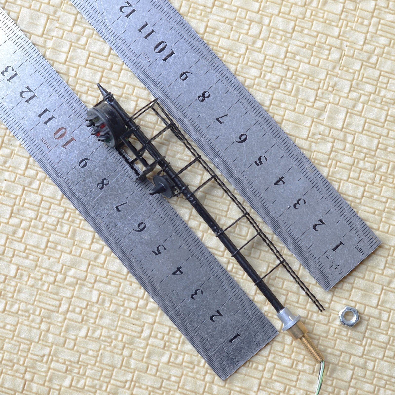 1 x HO scale model railroad B&O CPL color position light signal LED metal #D1B