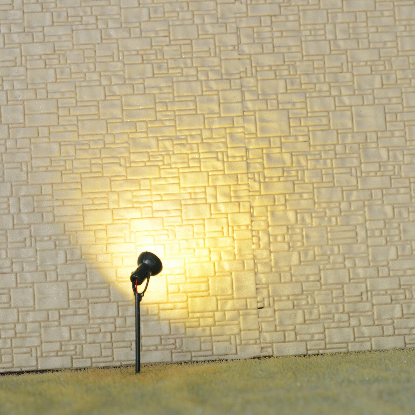 5 x HO scale LED spotlight model limelight projector street lamp post lights #6M