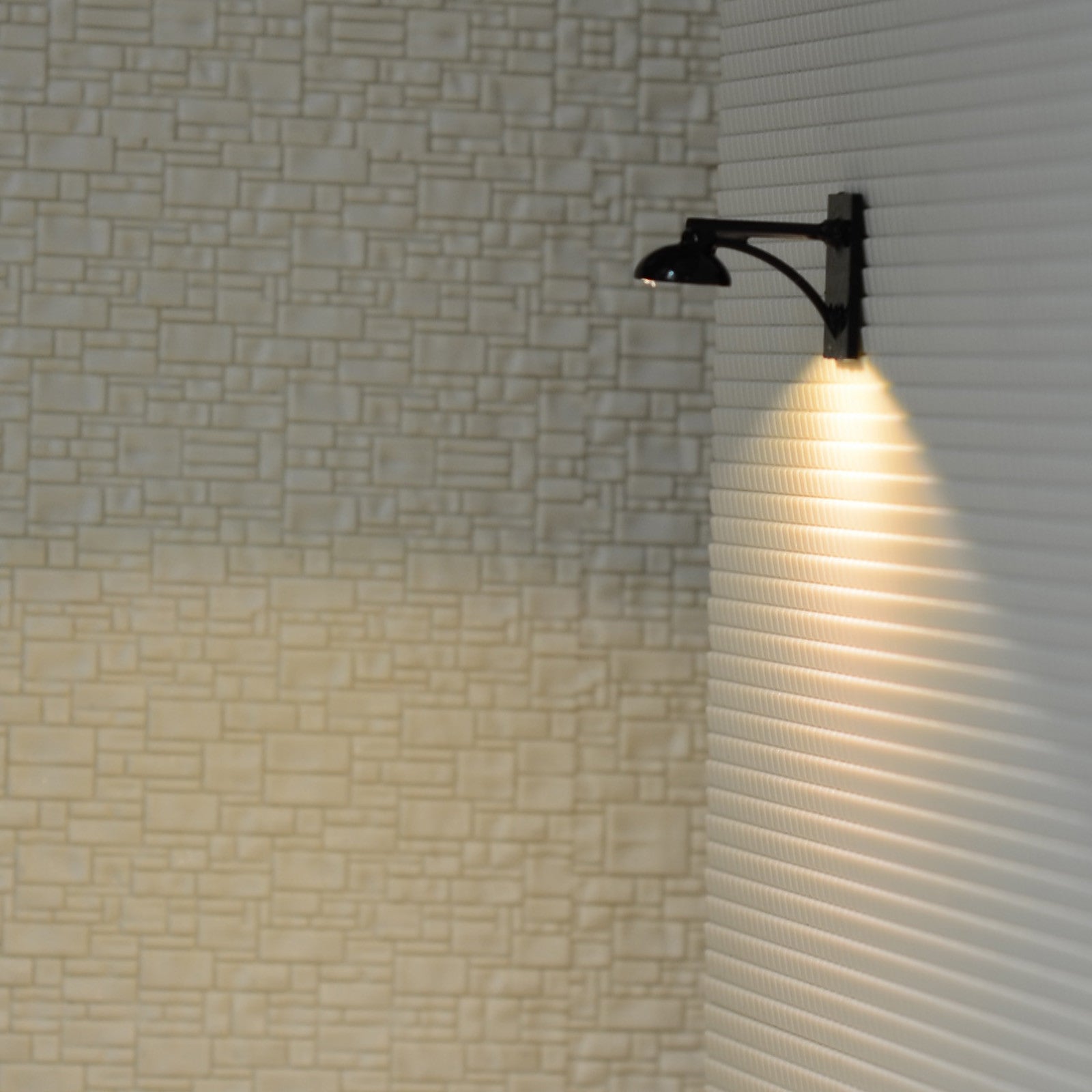 5 x O Scale Led Street wall Light Model Train Railroad path Lamp post #R62OBL