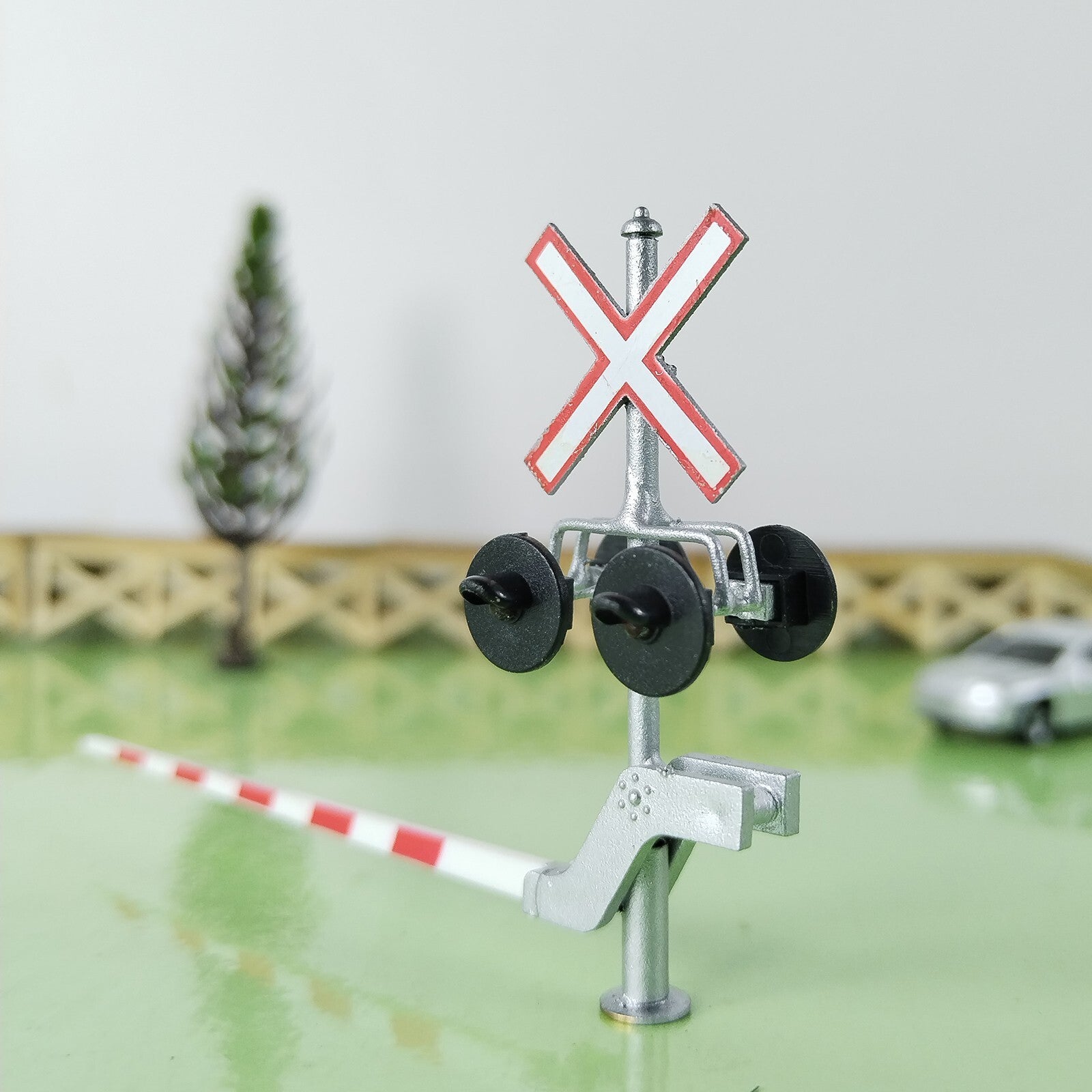 2 x HO scale railroad Canadian grade crossing signal arm gate stop lever #CG40
