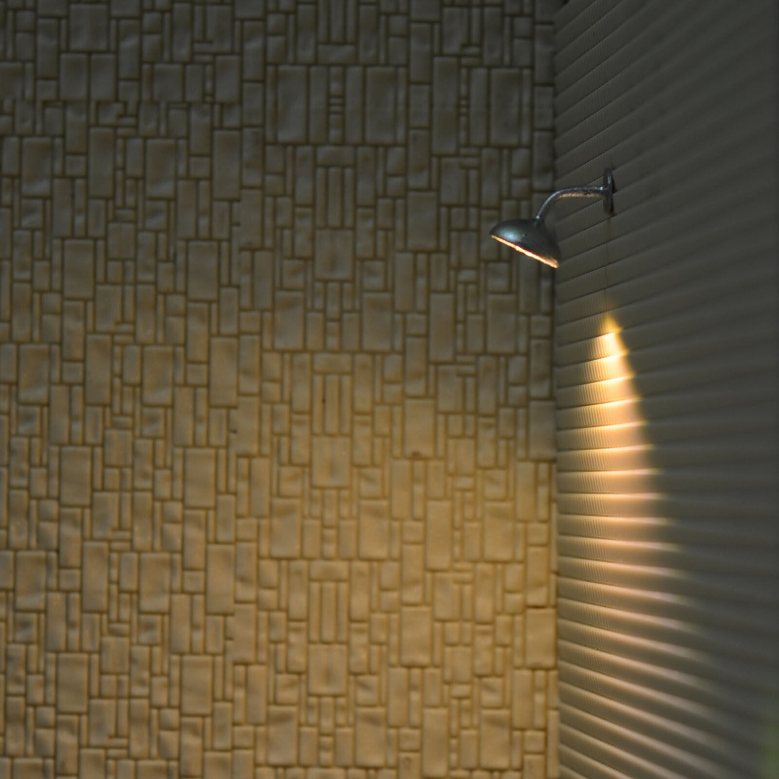 5 x O scale modern street wall lights model LED bracket lamp post (PNP) #R2wSL