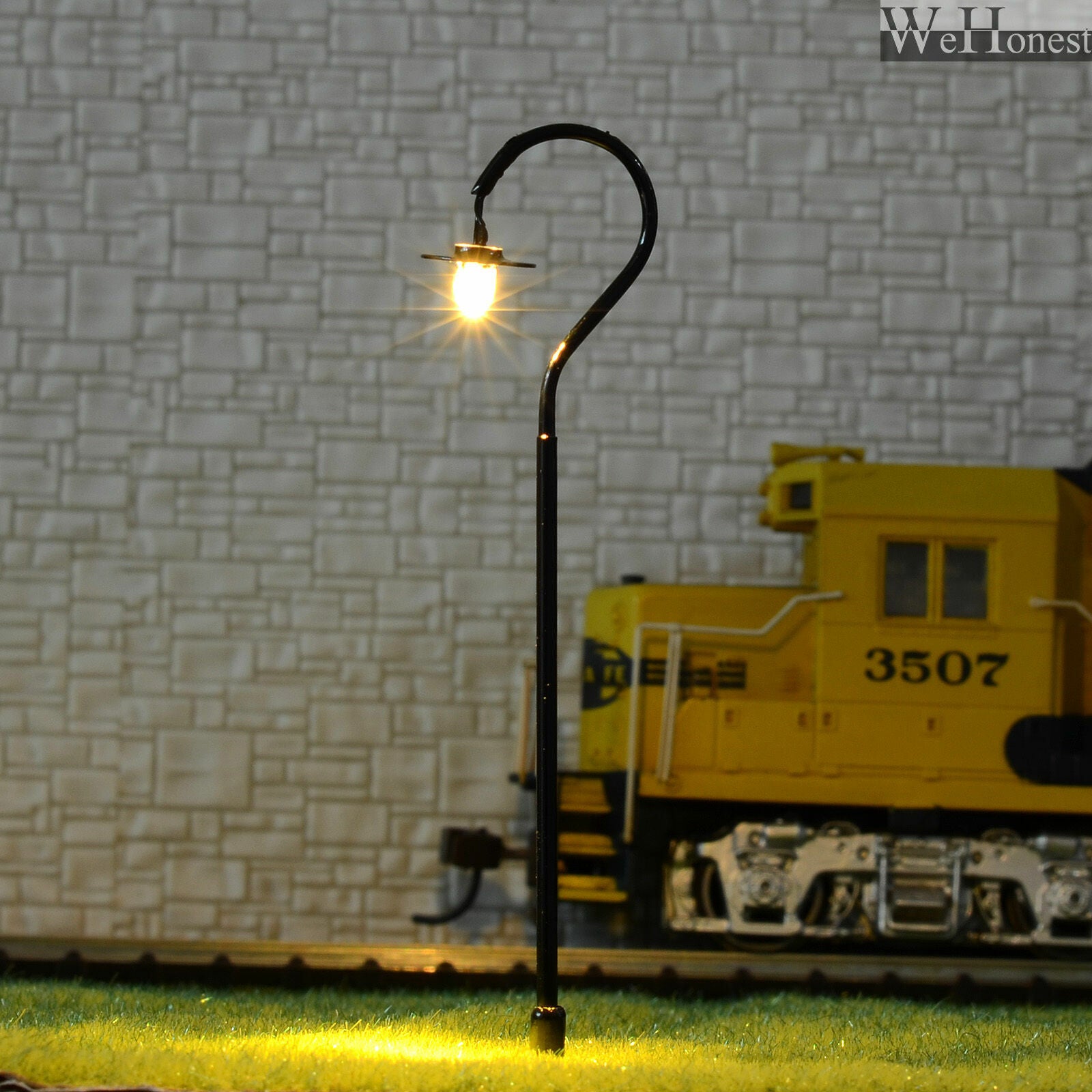 5 x OO / HO scale LED street lights model railroad lamp posts path lamps #R35H