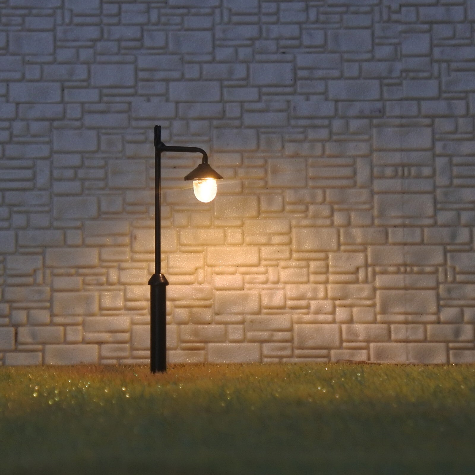 5 x N scale LED antique street light model railroad path lamp post #SL3N