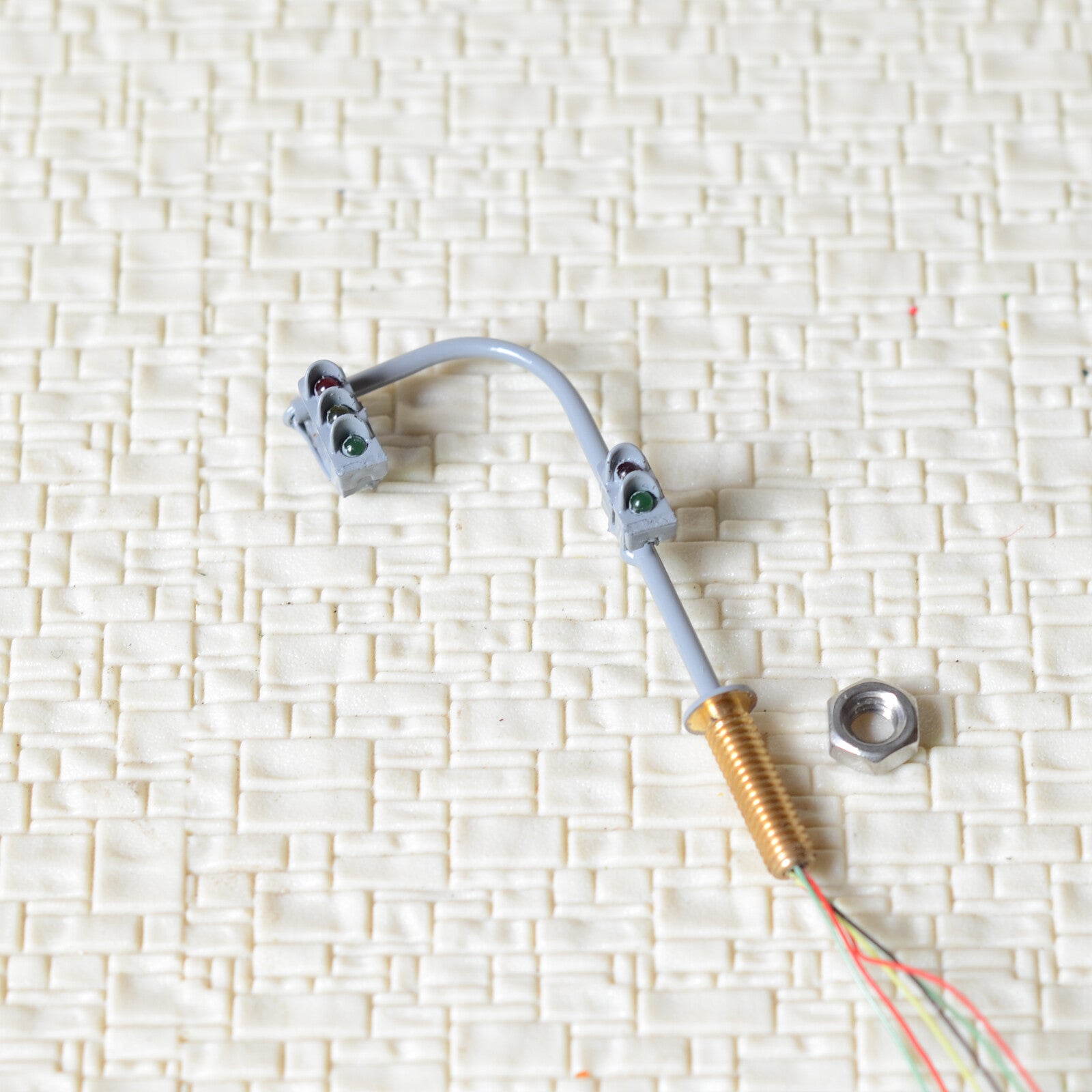 2 x traffic lights N crossing walk model LED pedestrian street signals #GB3C2NR