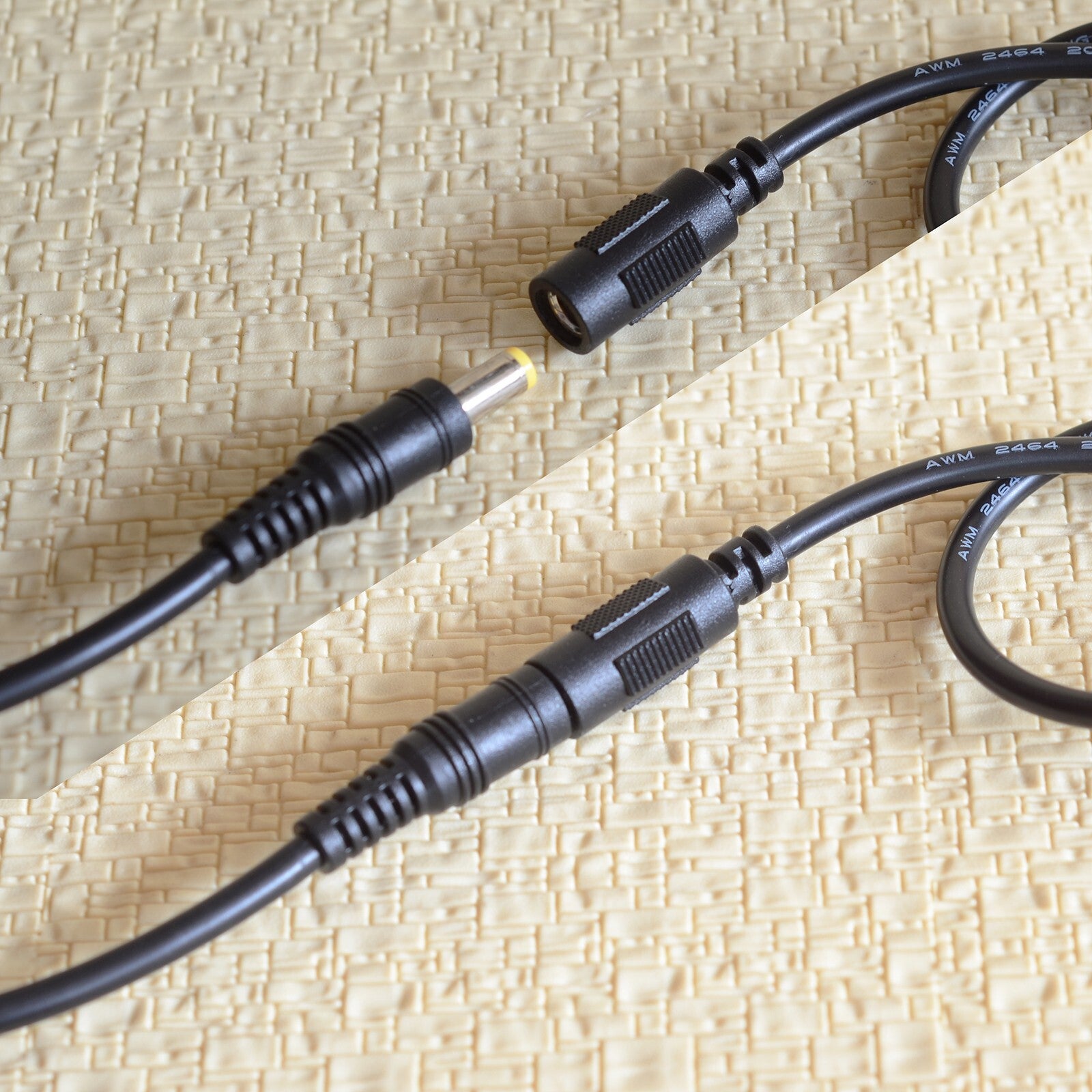 1 x DC 12V FEMALE POWER CONNECTOR with cable wire 5.5mm x 2.1mm for transformer