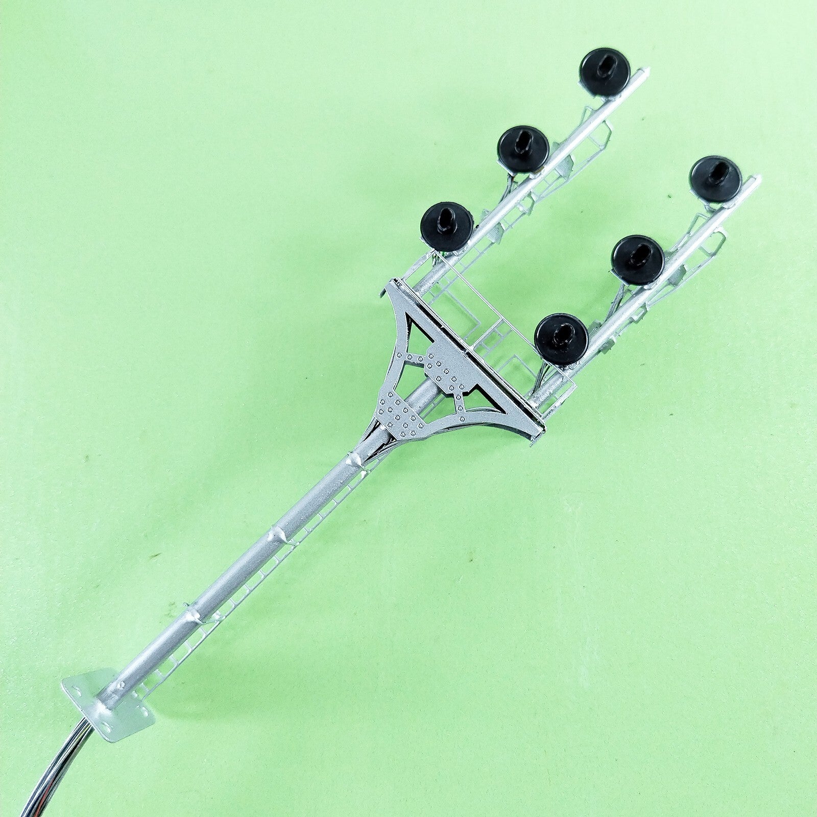 1 x HO scale model tower searchlight signal goalpost bracket 6 faceplate #C6