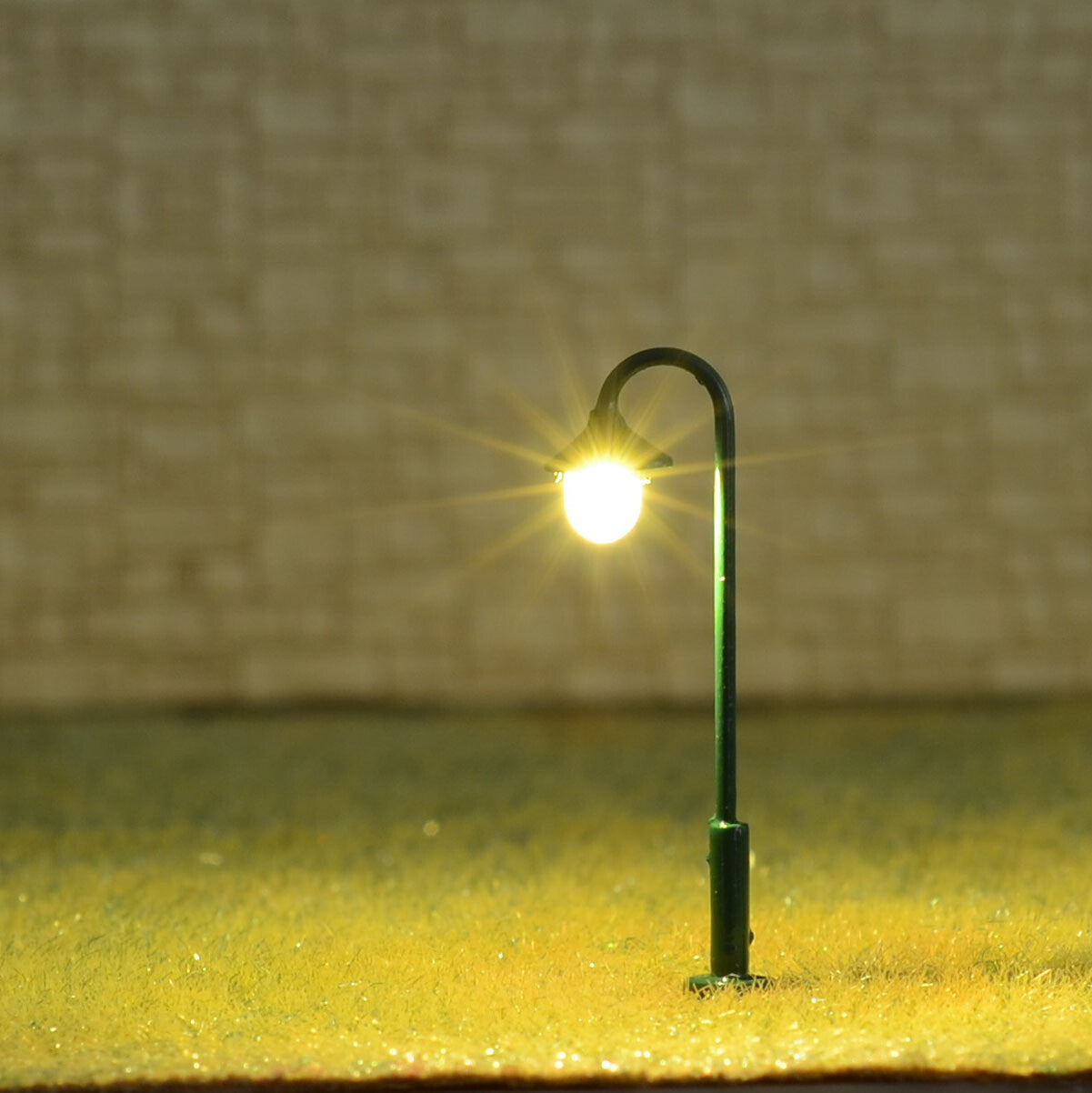 5 x N scale model railroad antique street light LED lamppost station lamp #S0911